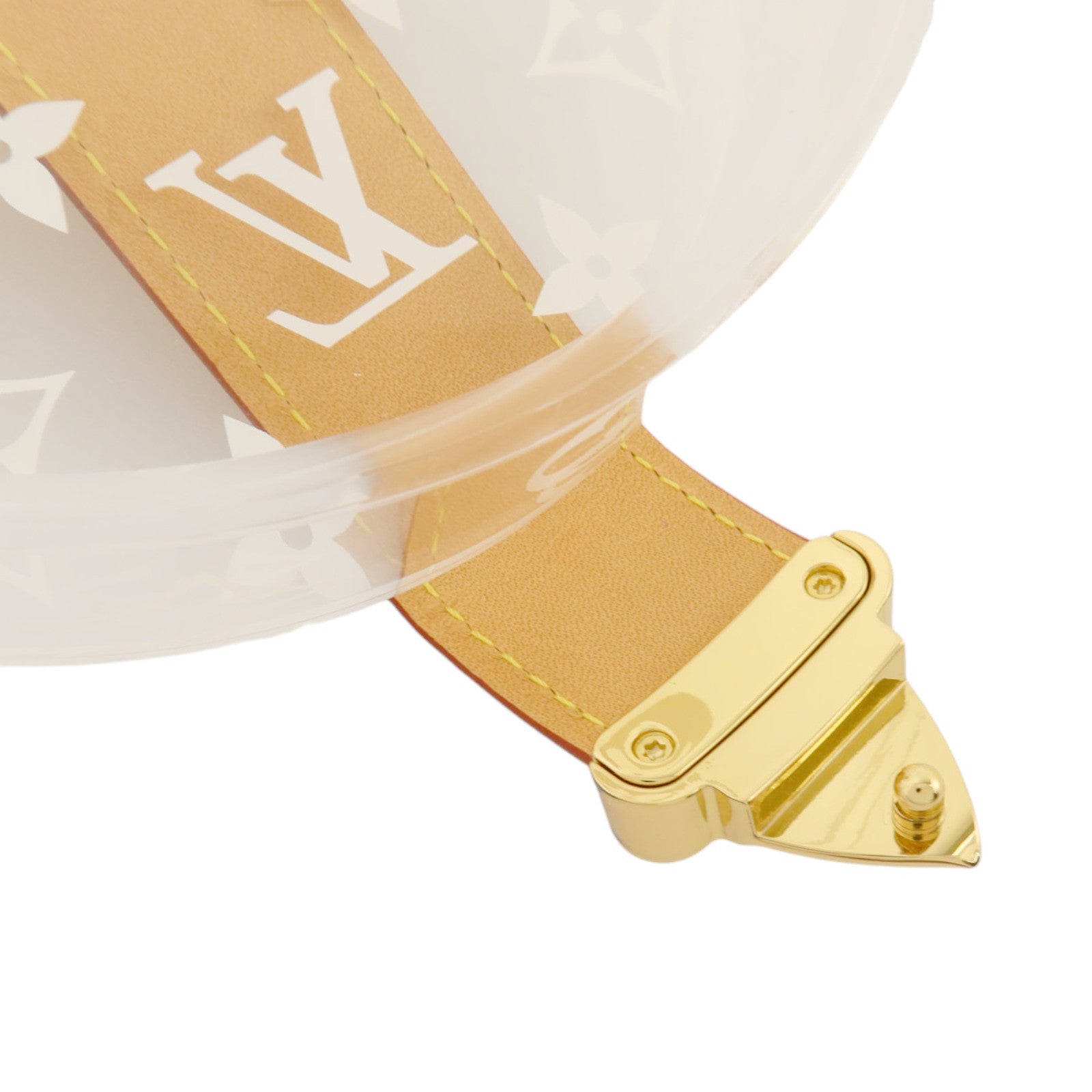 LOUIS VUITTON 有機玻璃/金屬Scott Box金扣小箱子