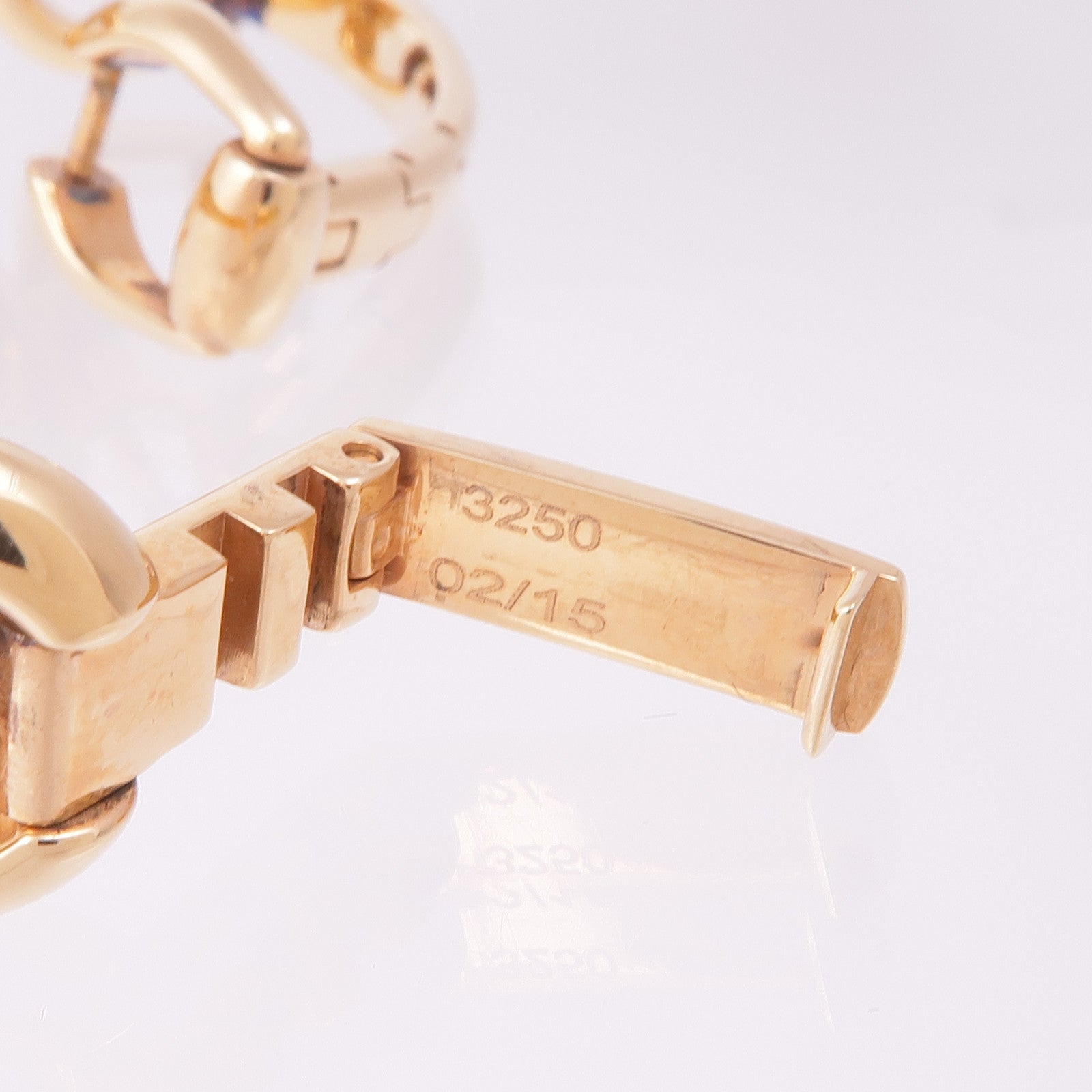 GUCCI Horsebit Rose Gold Steel 139.5