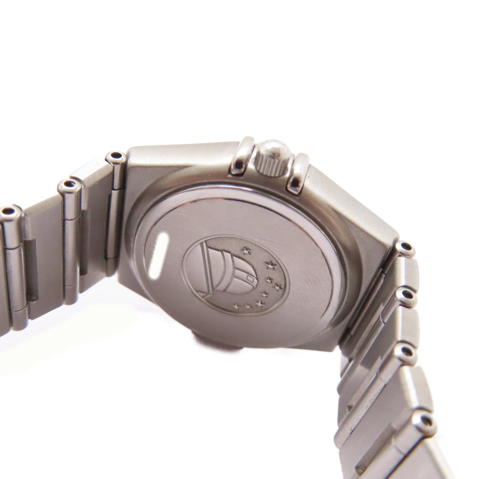 OMEGA Constellation Mini不鏽鋼手錶石英機芯白色