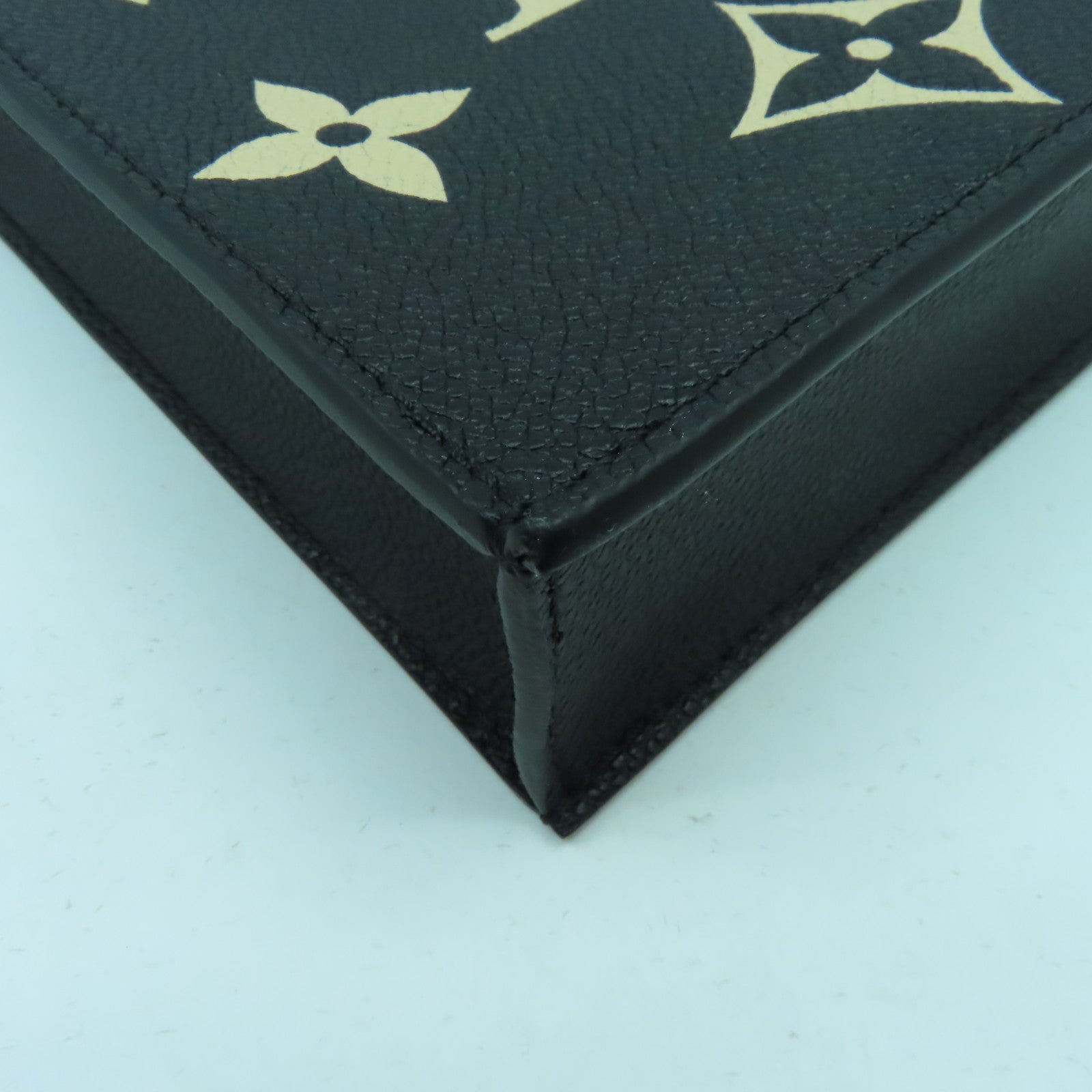 LOUIS VUITTON 【激減優惠】Monogram Empreinte Sac Plat金扣手挽肩背兩用袋黑色