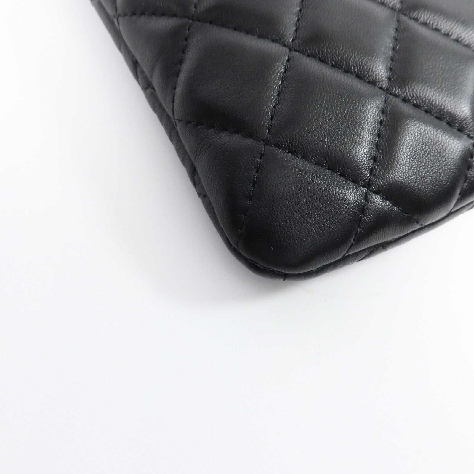 CHANEL 羊皮皮革Phone Bag鏈帶肩背袋