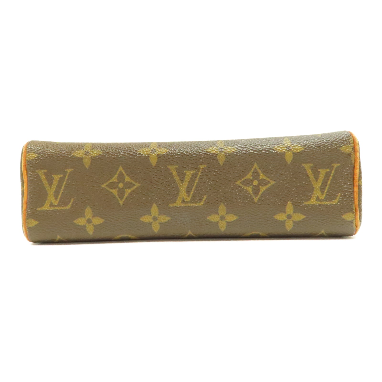 LOUIS VUITTON Monogram Recital金扣手挽袋啡色
