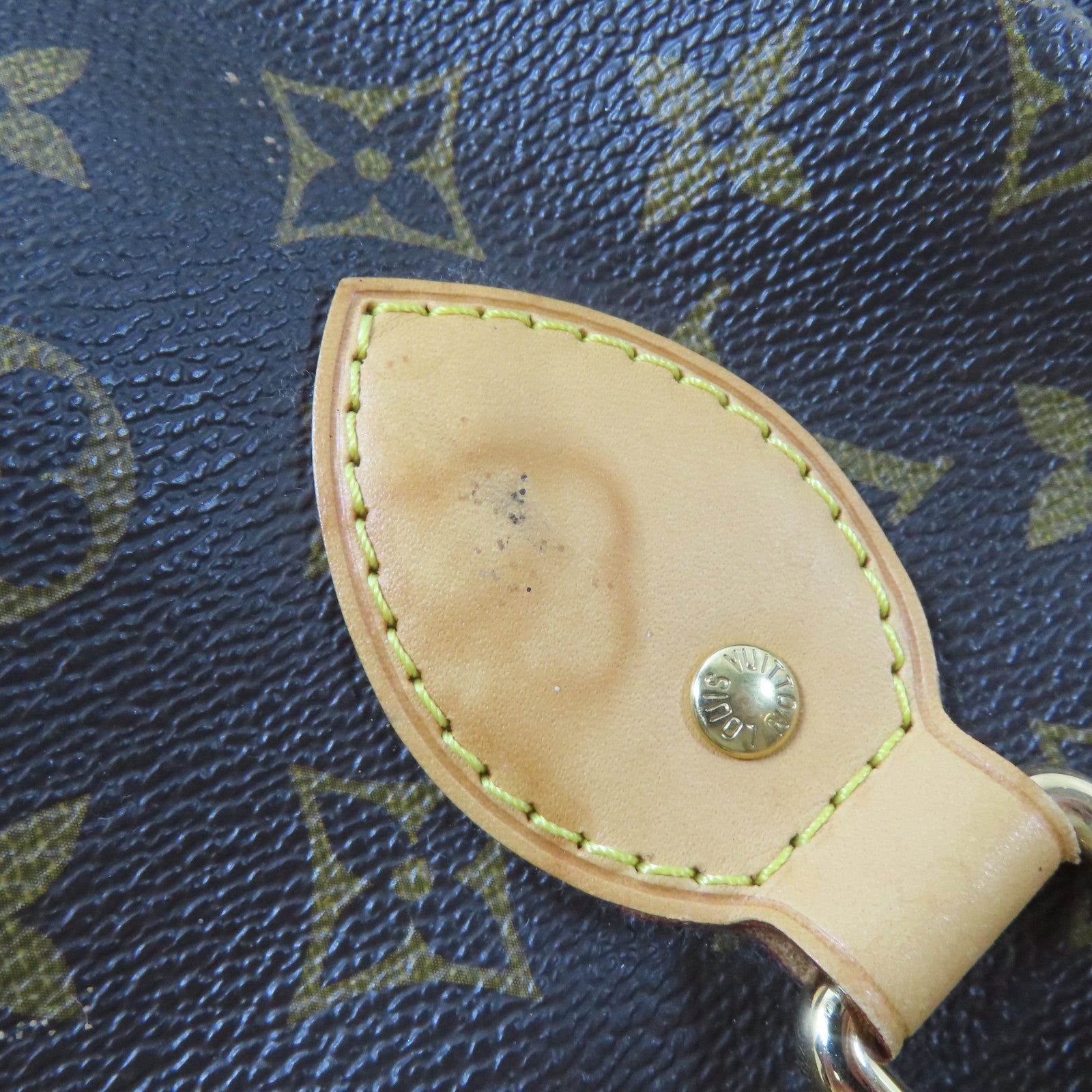 LOUIS VUITTON Monogram Palermo PM金扣手挽肩背兩用袋啡色