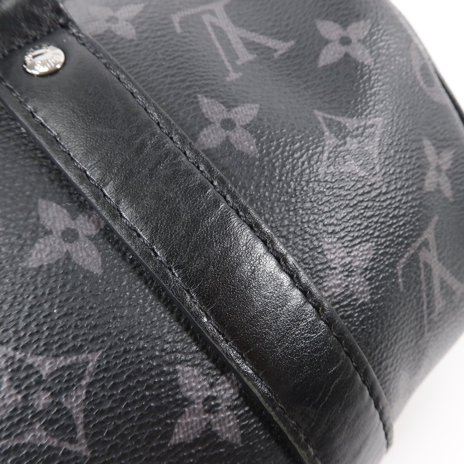 LOUIS VUITTON Monogram Eclipse Keepall Bandouliere 25肩背袋