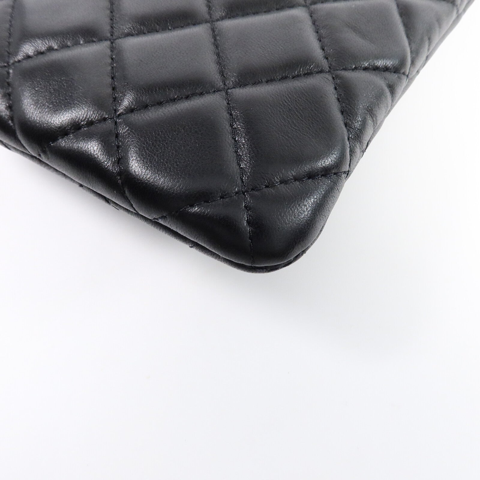 CHANEL 羊皮皮革Phone Bag鏈帶肩背袋