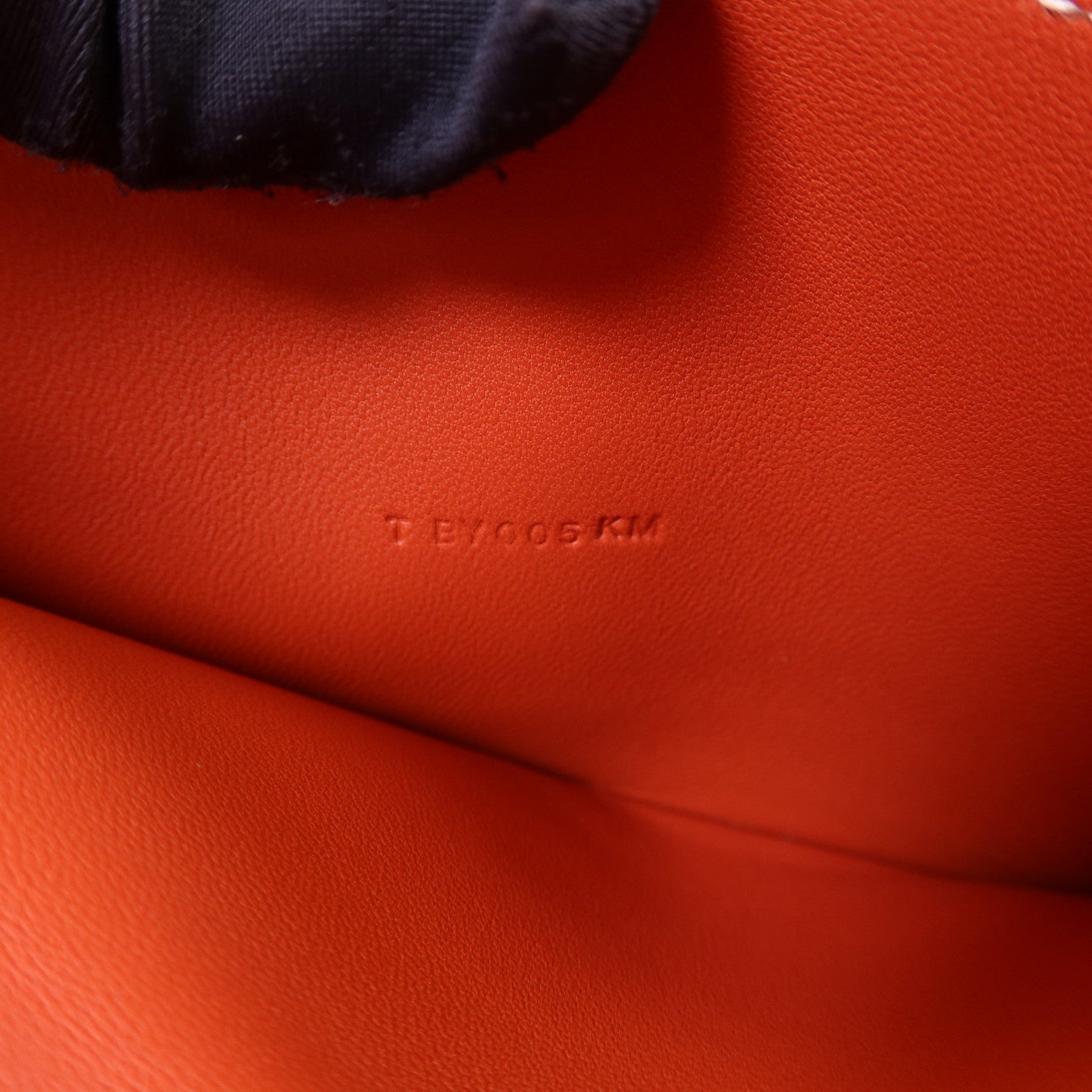 HERMES Swift皮革Dogon銀扣錢包Orange