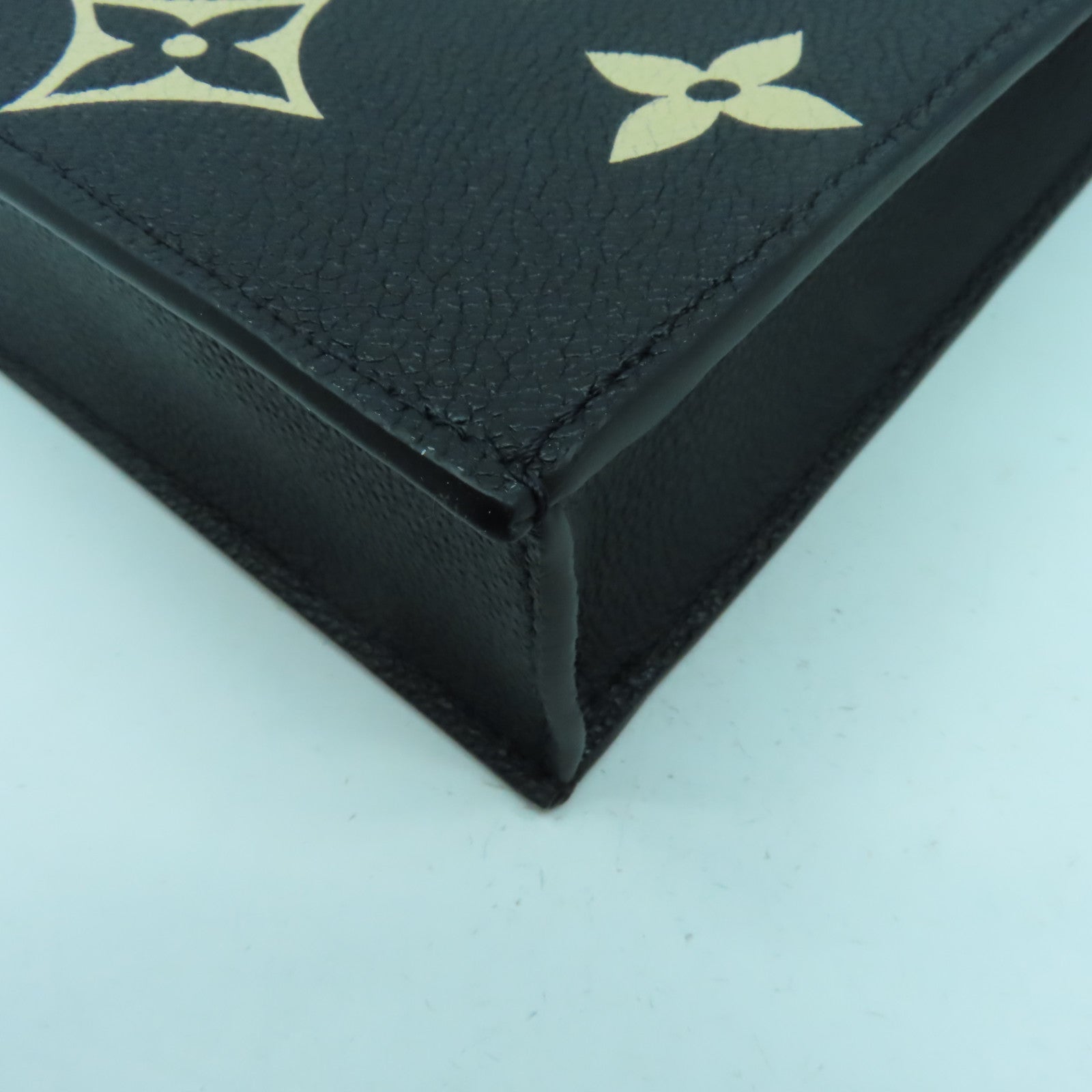 LOUIS VUITTON 【激減優惠】Monogram Empreinte Sac Plat金扣手挽肩背兩用袋黑色