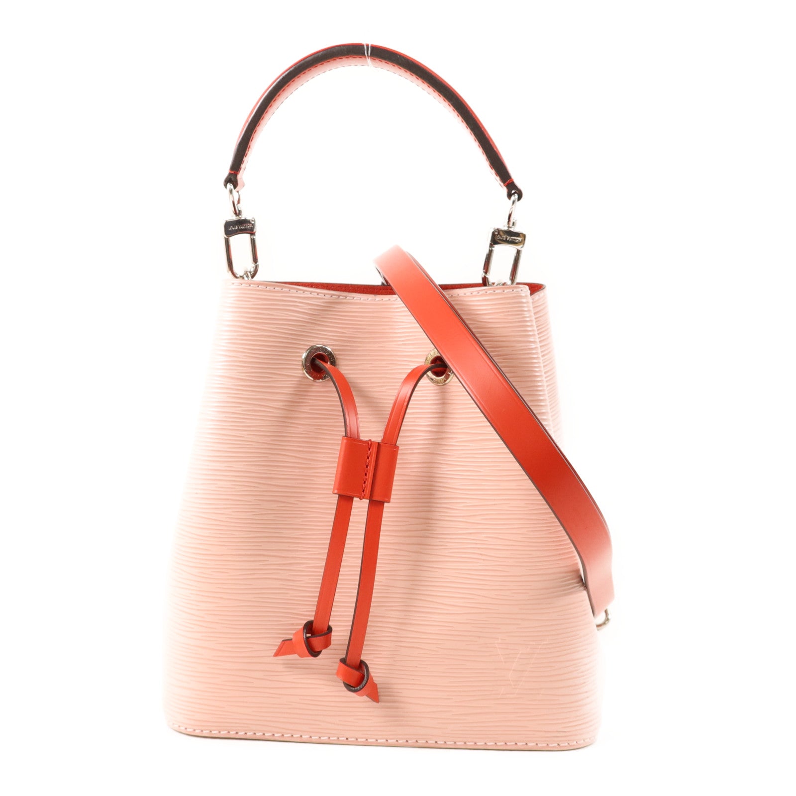 LOUIS VUITTON 【激減優惠】Epi Neo Noe BB銀扣手挽肩背兩用袋/Rose Ballerine