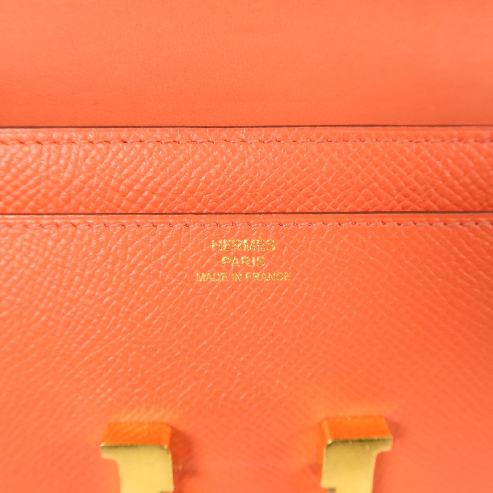 HERMES Epsom皮革Constance Long Wallet長錢包Rose Jaipur