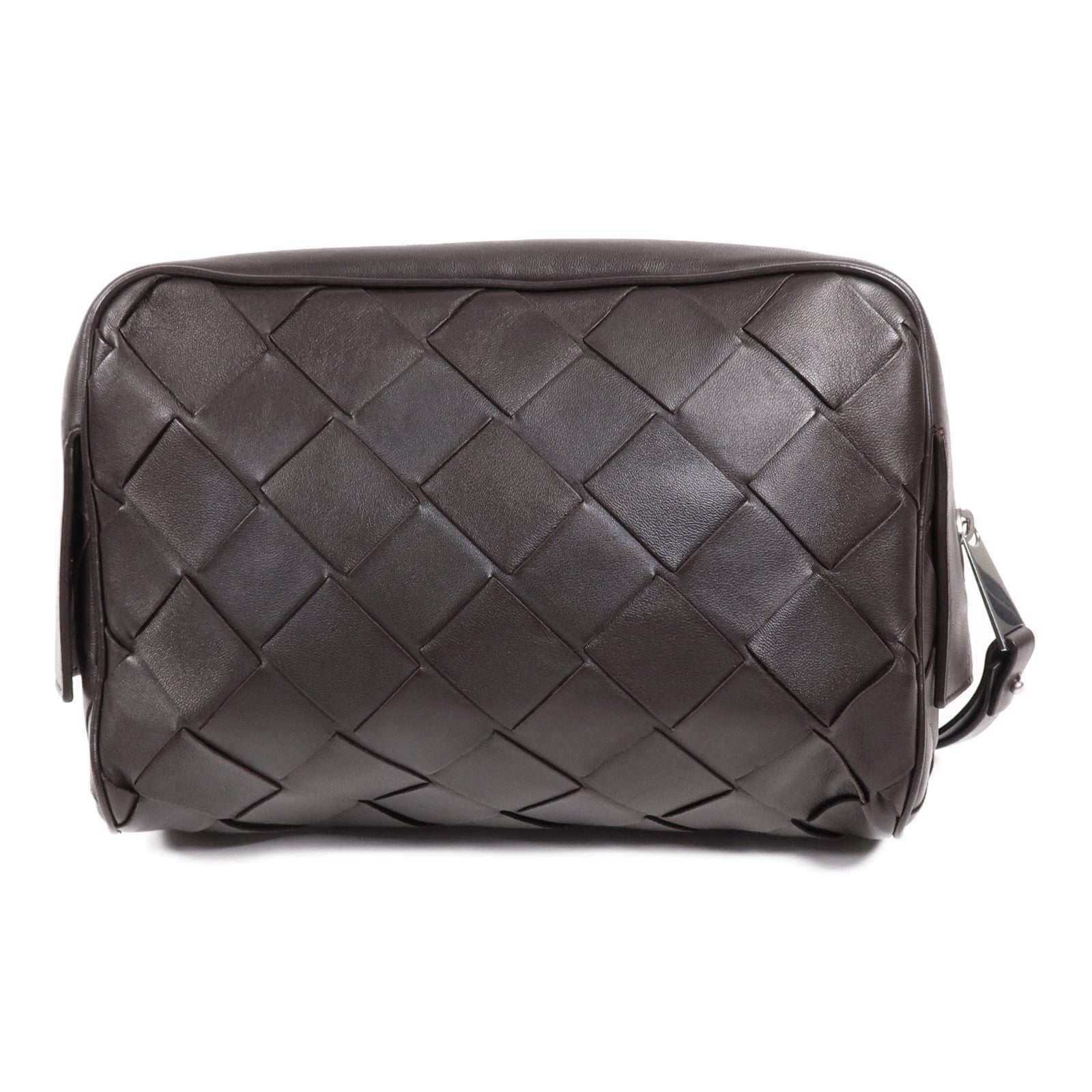 BOTTEGA VENETA 牛皮皮革Hand Bag銀扣手挽袋