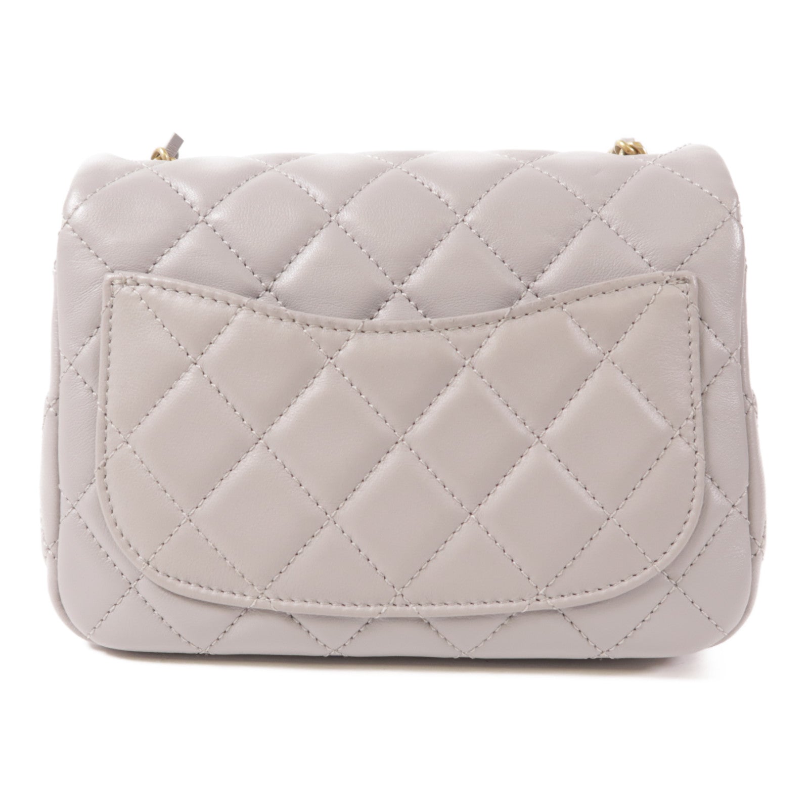 CHANEL 羊皮皮革Classic 17cm Gold Ball金扣肩背袋