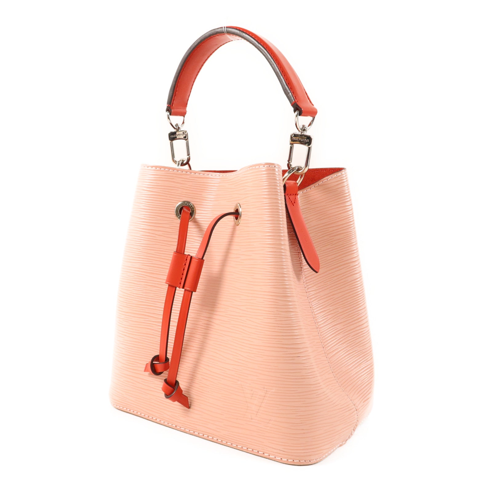 LOUIS VUITTON 【激減優惠】Epi Neo Noe BB銀扣手挽肩背兩用袋/Rose Ballerine