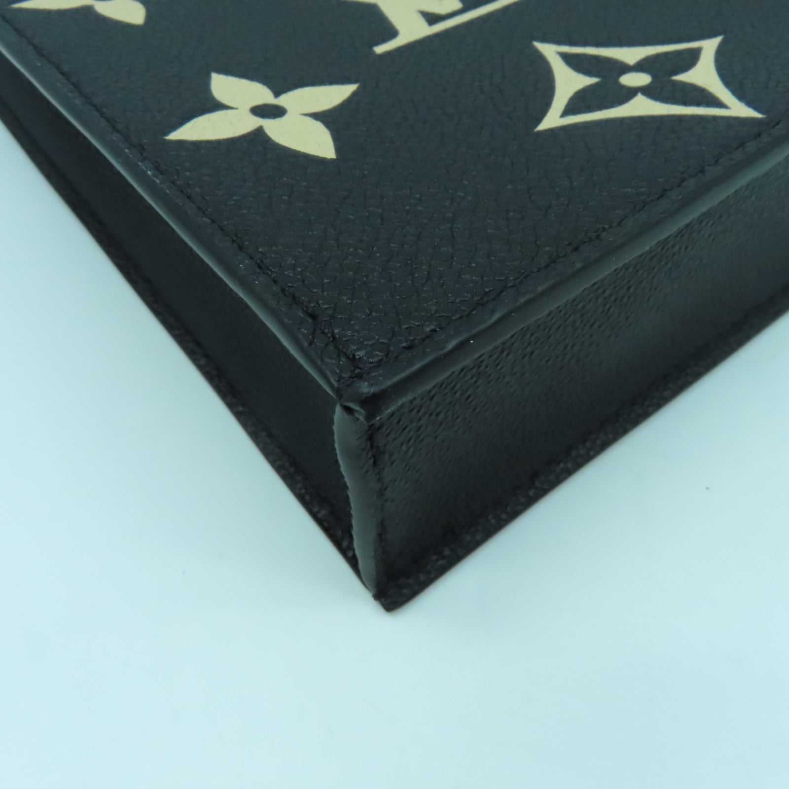 LOUIS VUITTON 【激減優惠】Monogram Empreinte Sac Plat金扣手挽肩背兩用袋黑色