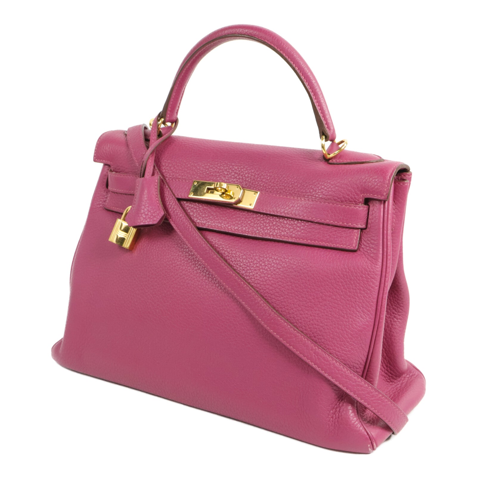 HERMES Togo皮革Kelly 32手挽肩背兩用袋Tosca