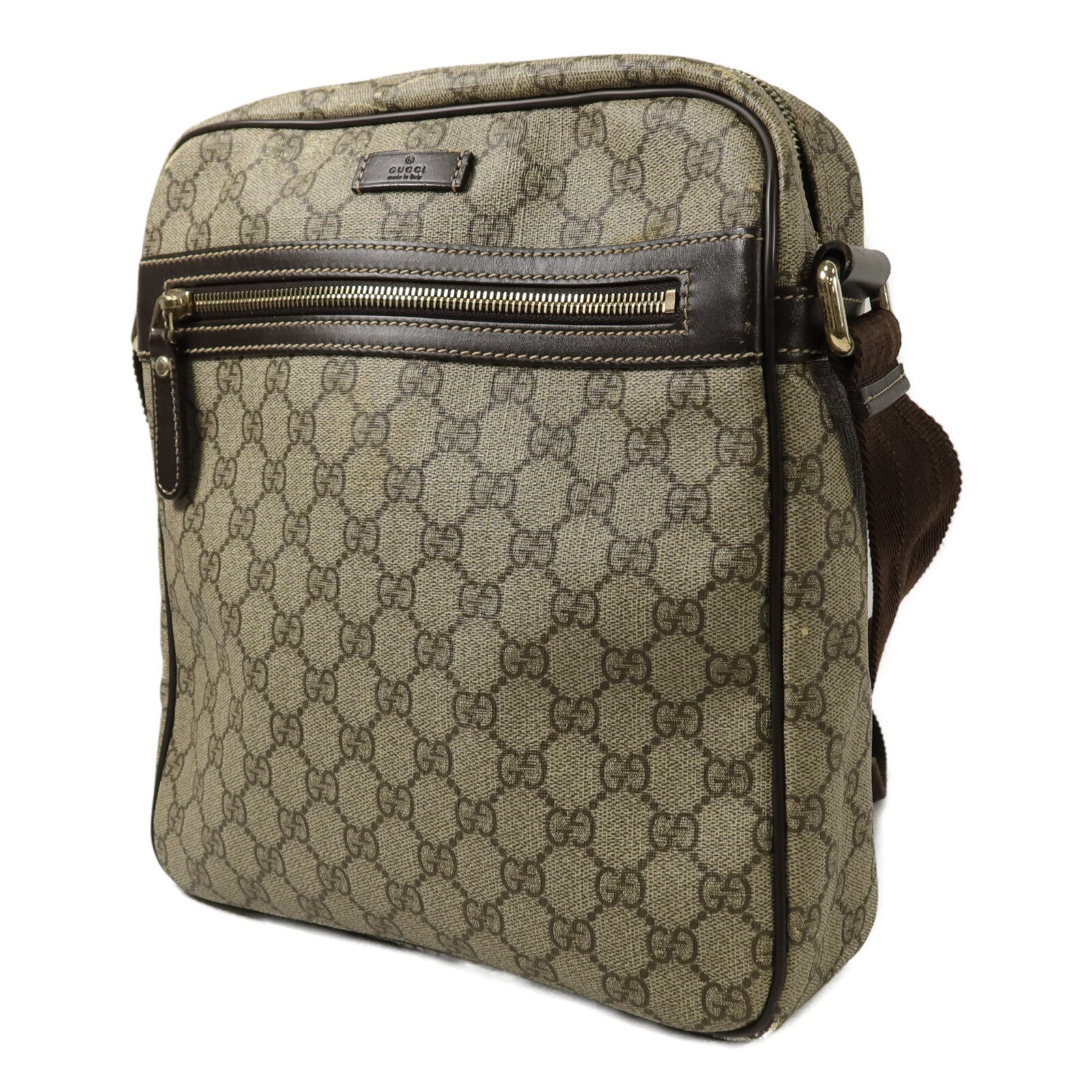 GUCCI 塗層帆布Messanger Bag肩背袋