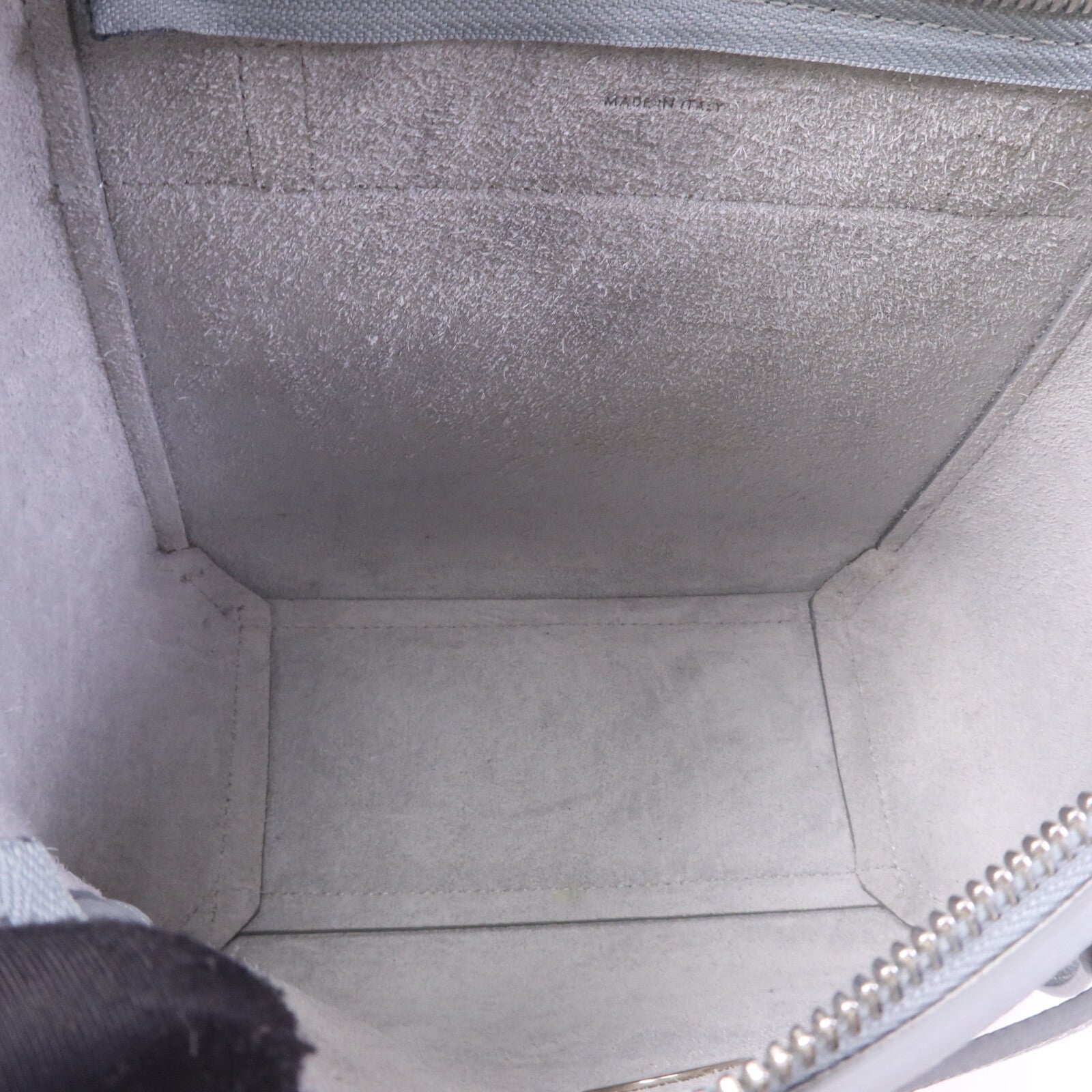 CELINE 牛皮皮革Nano Belt Bag銀扣手挽肩背兩用袋