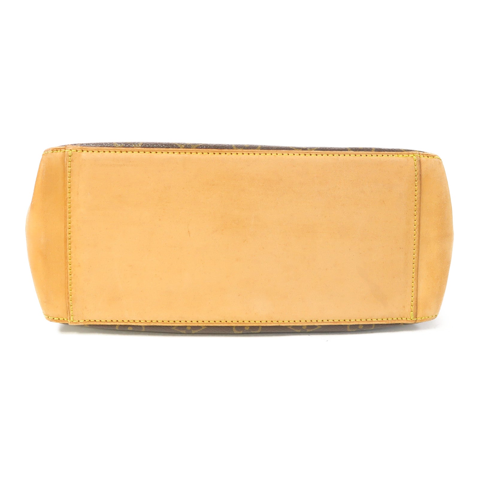 LOUIS VUITTON Monogram Cabas Piano金扣肩背袋啡色