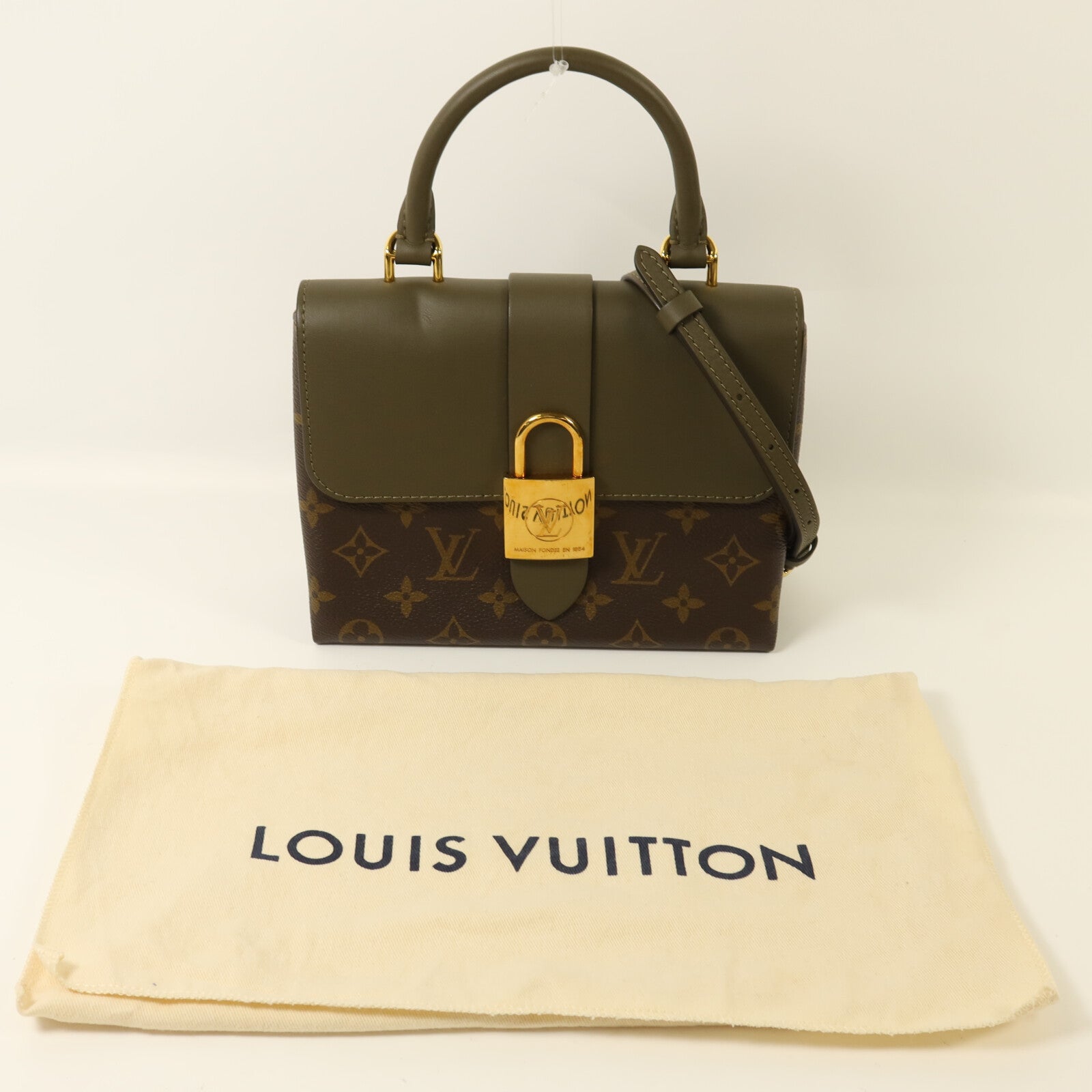 LOUIS VUITTON Monogram Locky BB手挽肩背兩用袋