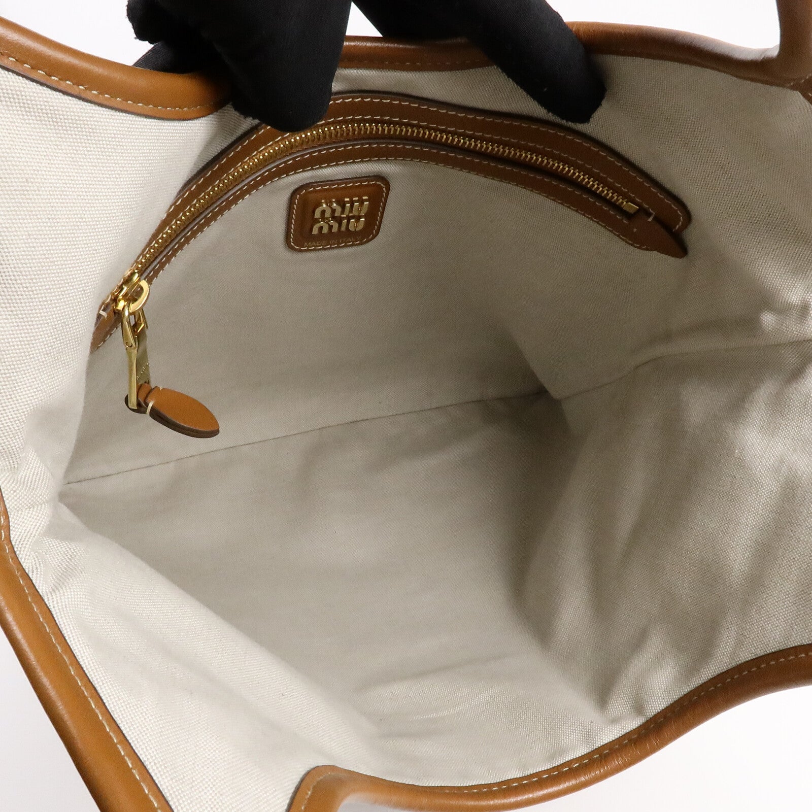 Miu Miu 牛皮皮革Ivy Tote肩背袋