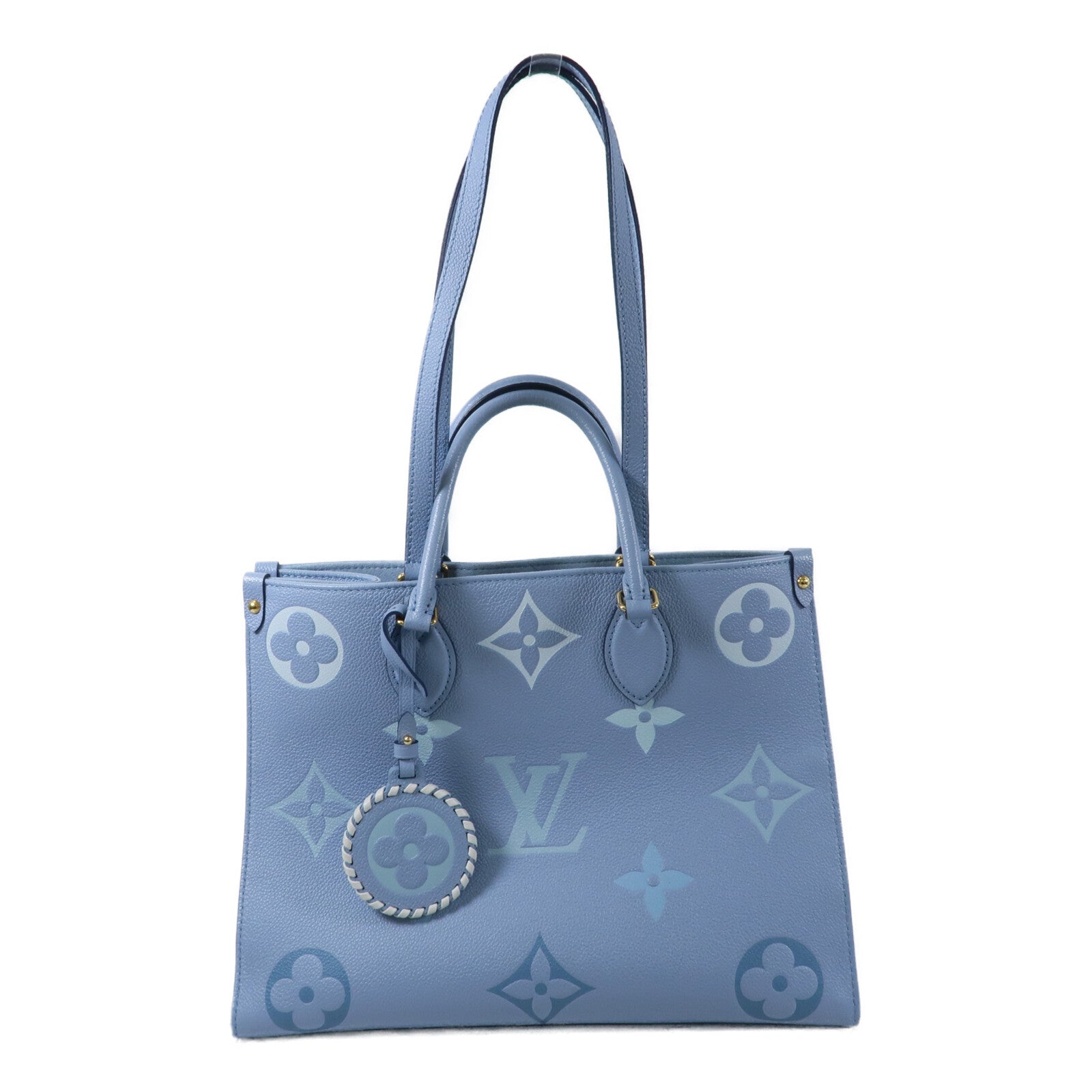 LOUIS VUITTON Monogram Empreinte On The Go MM手挽肩背兩用袋