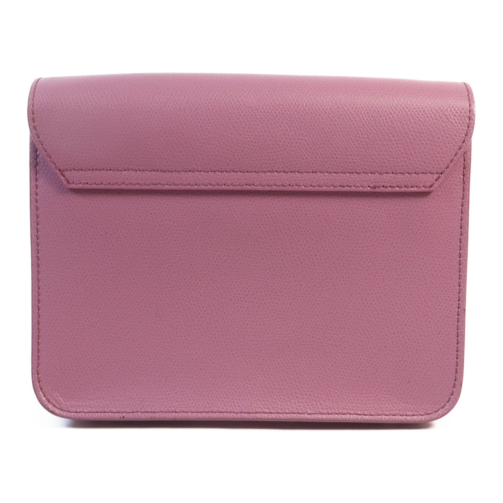 Furla 牛皮皮革Chain Shoulder金扣鏈帶肩背袋