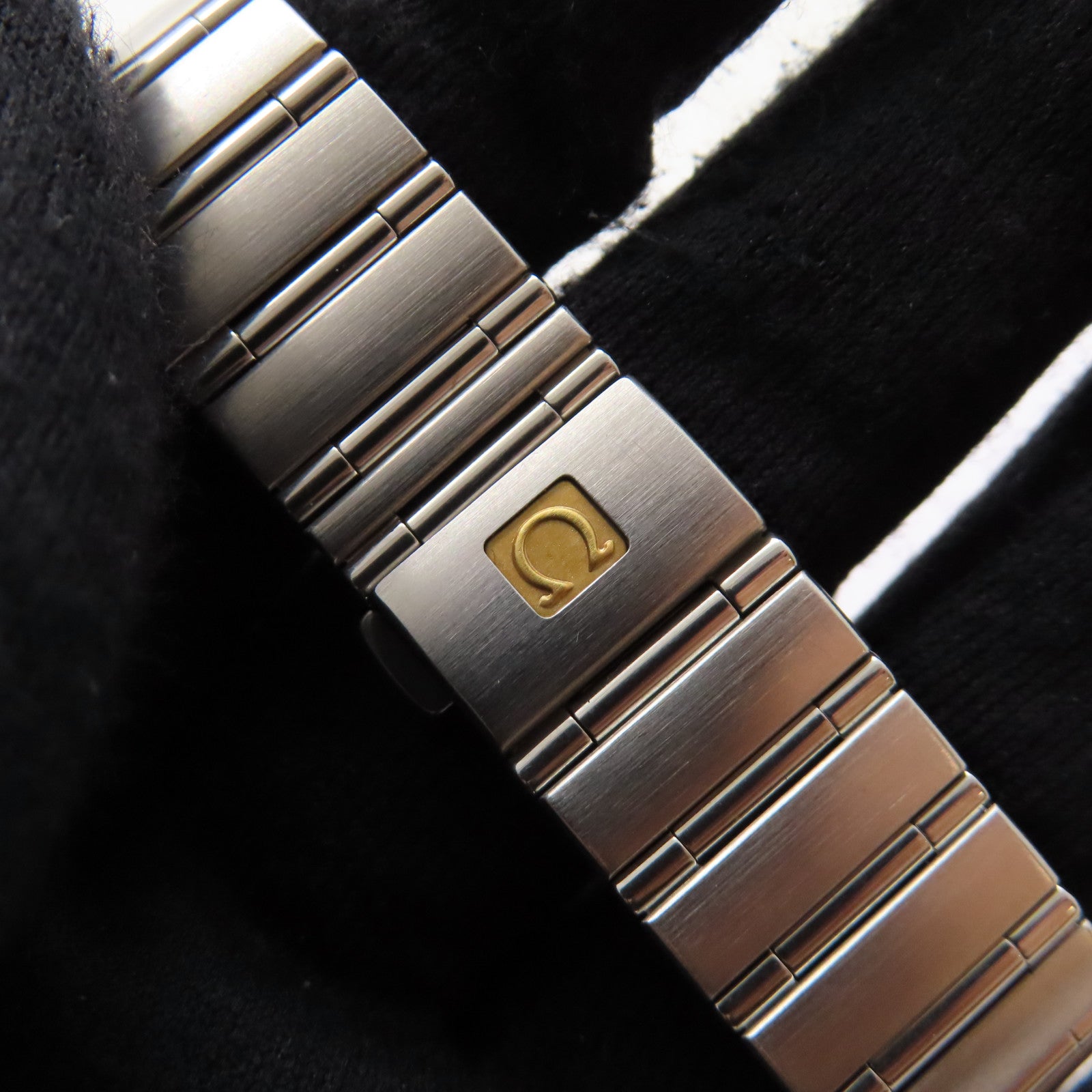 OMEGA Constellation Mini不鏽鋼手錶石英機芯白色