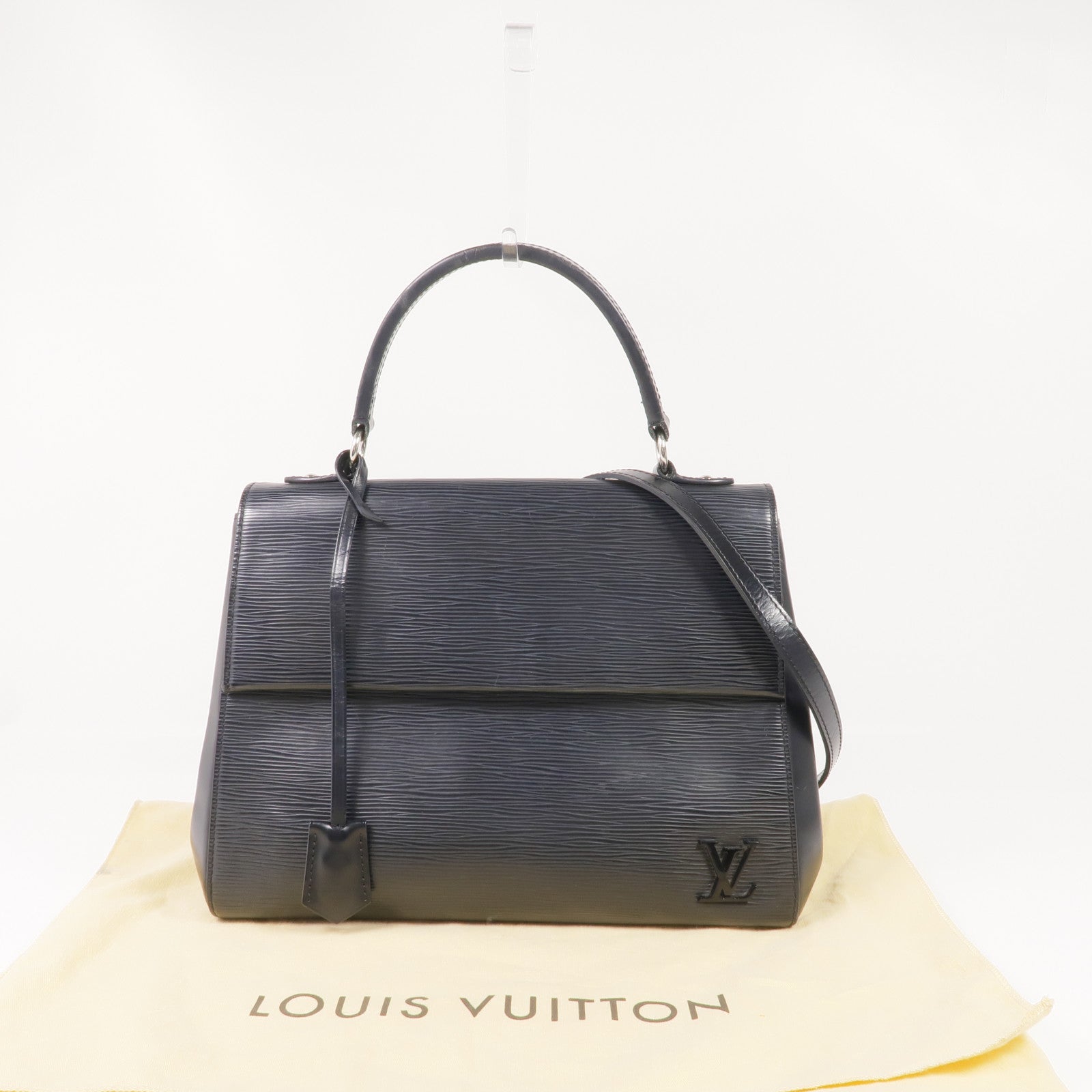LOUIS VUITTON Epi Cluny MM銀扣手挽肩背兩用袋