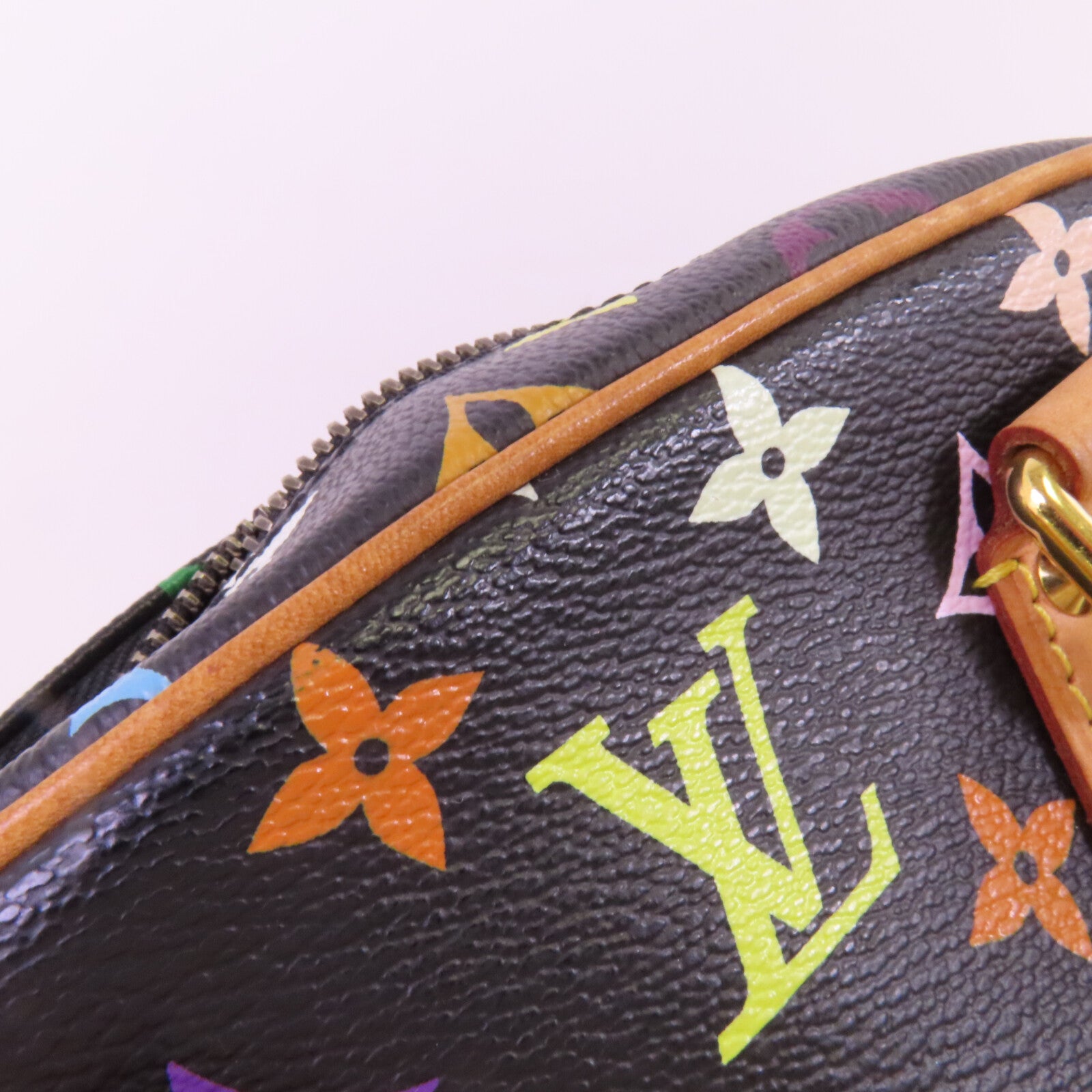 LOUIS VUITTON Monogram Multicolor Trouville金扣手挽袋
