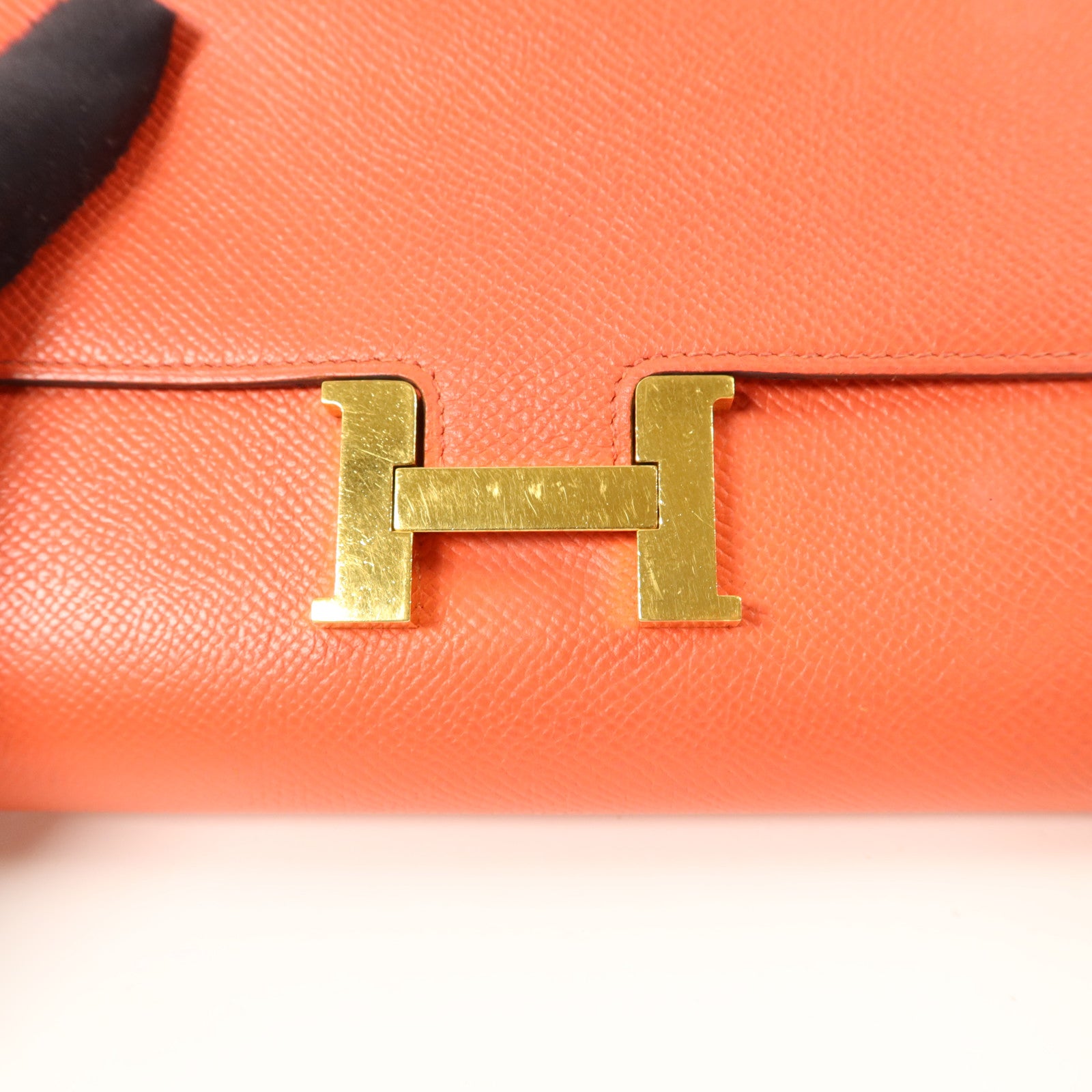 HERMES Epsom皮革Constance Long Wallet長錢包Rose Jaipur
