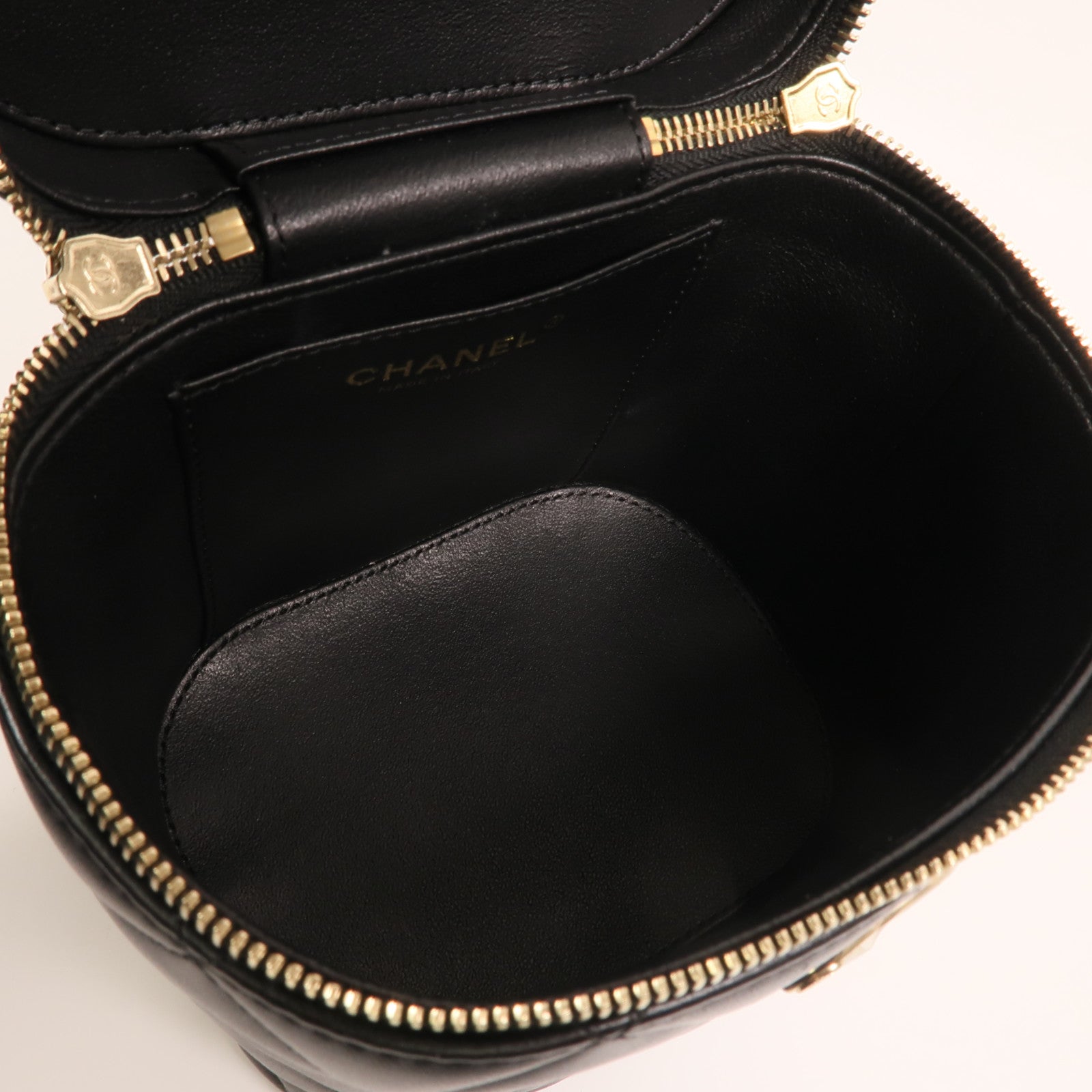 CHANEL 羊皮皮革Shoulder Bag金扣鏈帶手挽肩背兩用袋