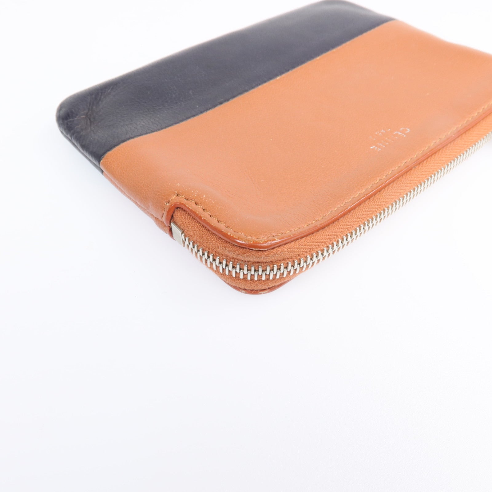 CELINE 【激減優惠】牛皮皮革Coin Case銀扣零錢包
