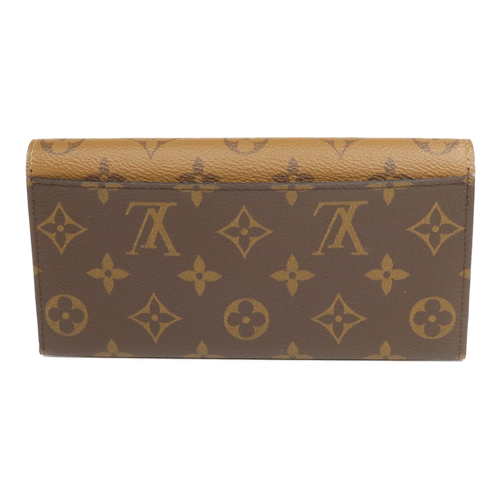 LOUIS VUITTON Monogram/Monogram Reverse Emilie長錢包