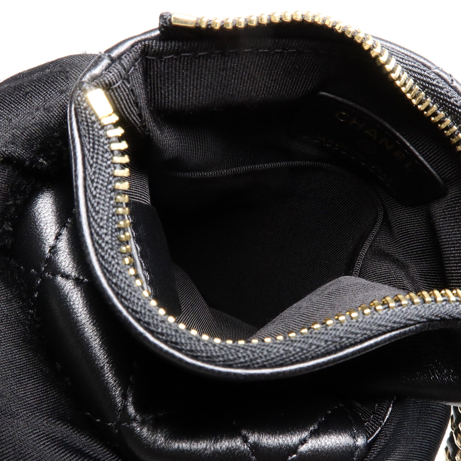 CHANEL 羊皮皮革Phone Bag鏈帶肩背袋