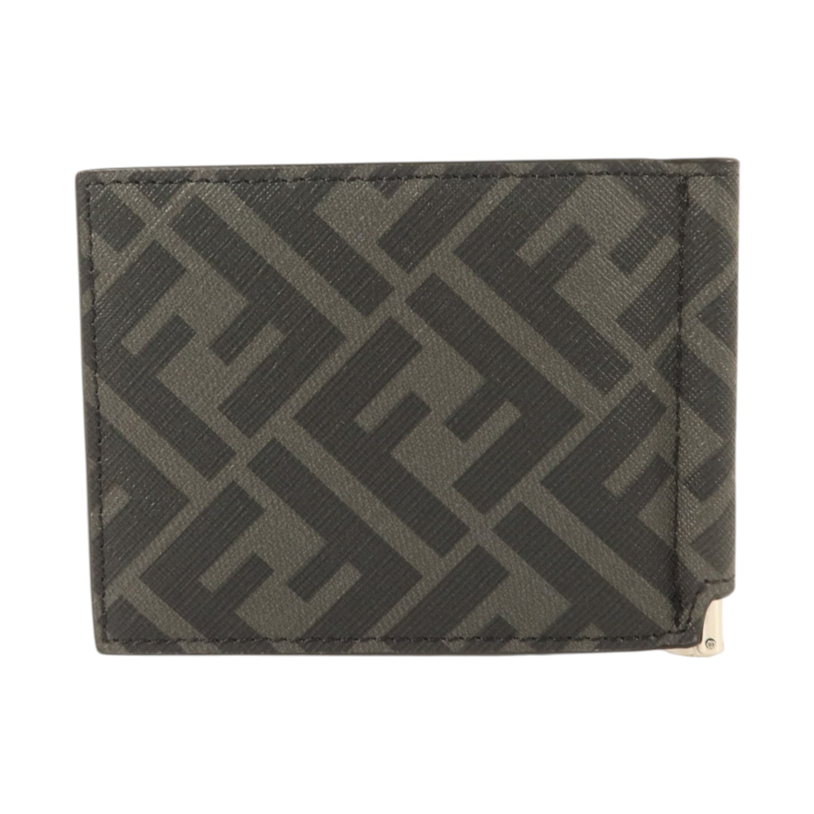 FENDI 塗層帆布Bifold Money Clip Wallet夾錢包