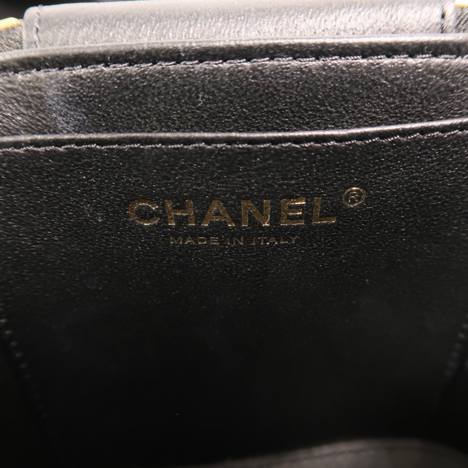 CHANEL 羊皮皮革Shoulder Bag金扣鏈帶手挽肩背兩用袋
