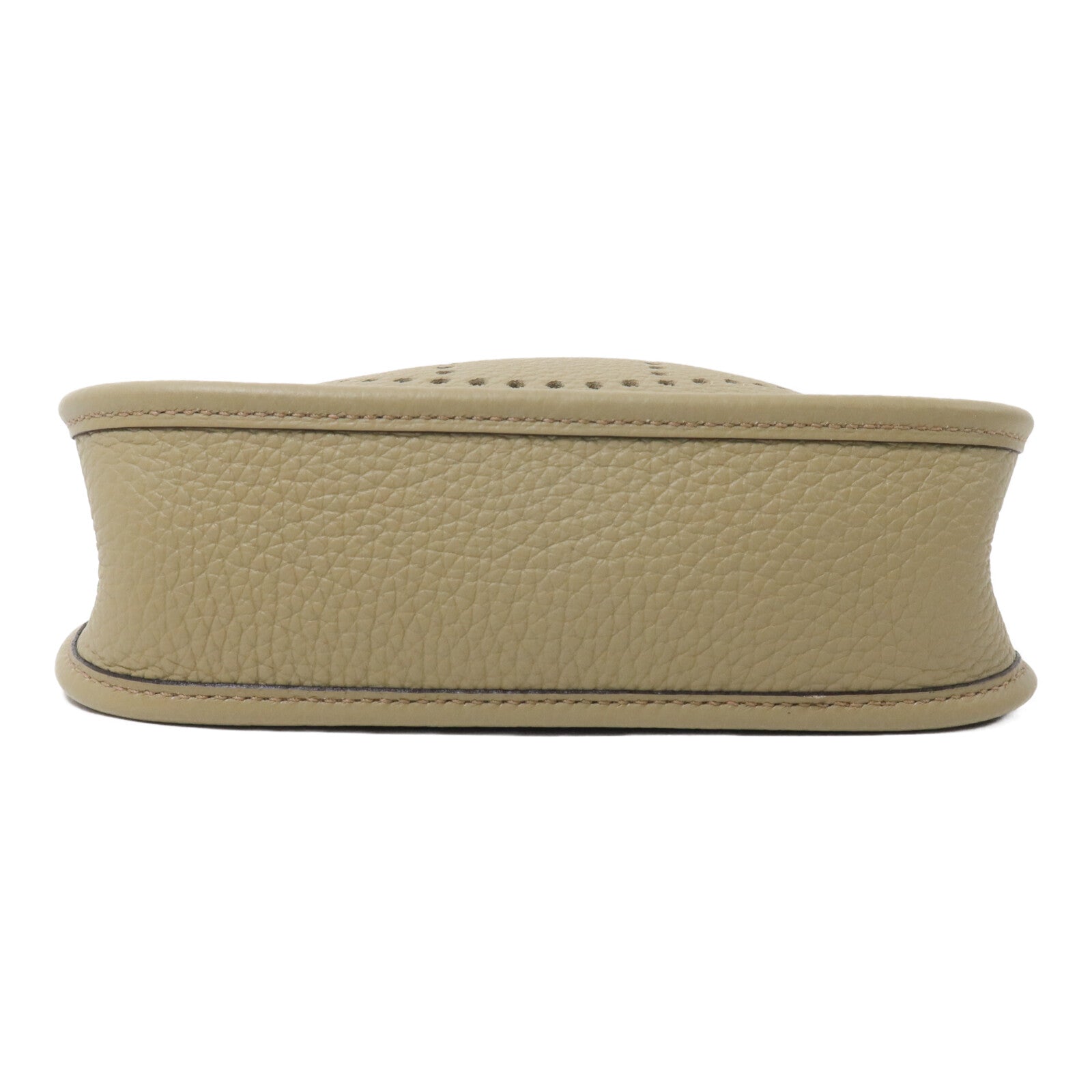 HERMES Clemence皮革Evelyne TPM肩背袋Beige Marfa