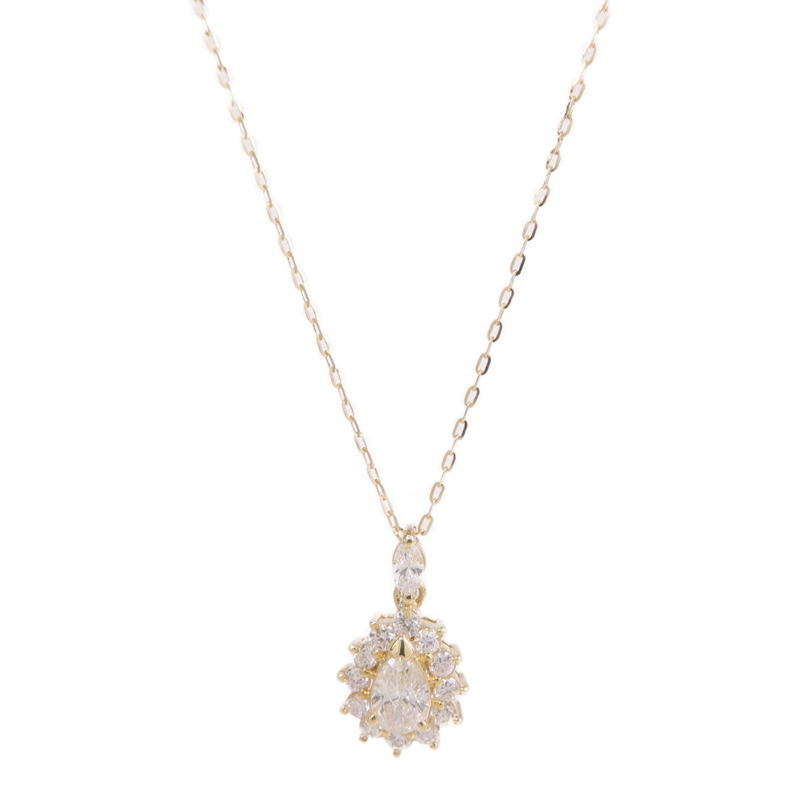 JEWELRY 18K黃金Diamond Necklace鑽石項鍊