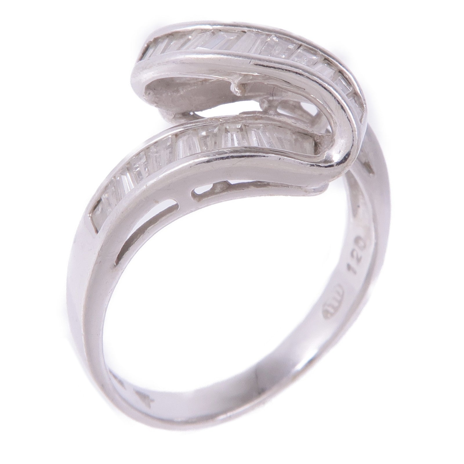 JEWELRY 【激減優惠】18K白金Diamond Ring鑽石戒指US#7.5