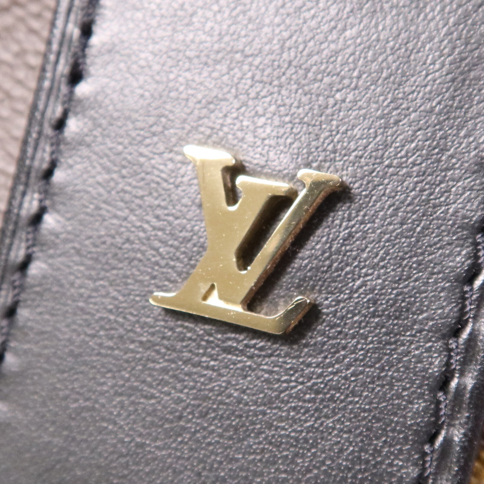 LOUIS VUITTON Monogram Petite Malle Souple金扣手挽肩背兩用袋棕色