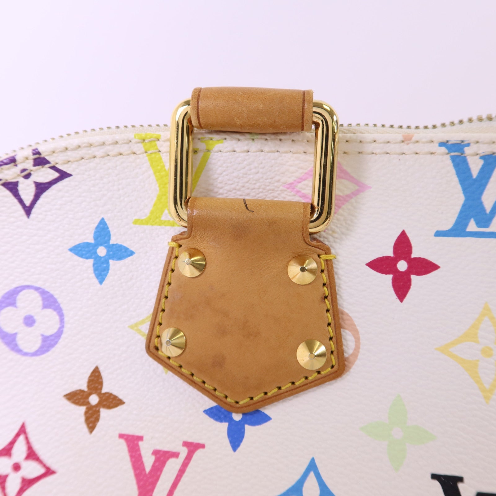 LOUIS VUITTON Monogram Multicolore Alma金扣手挽袋
