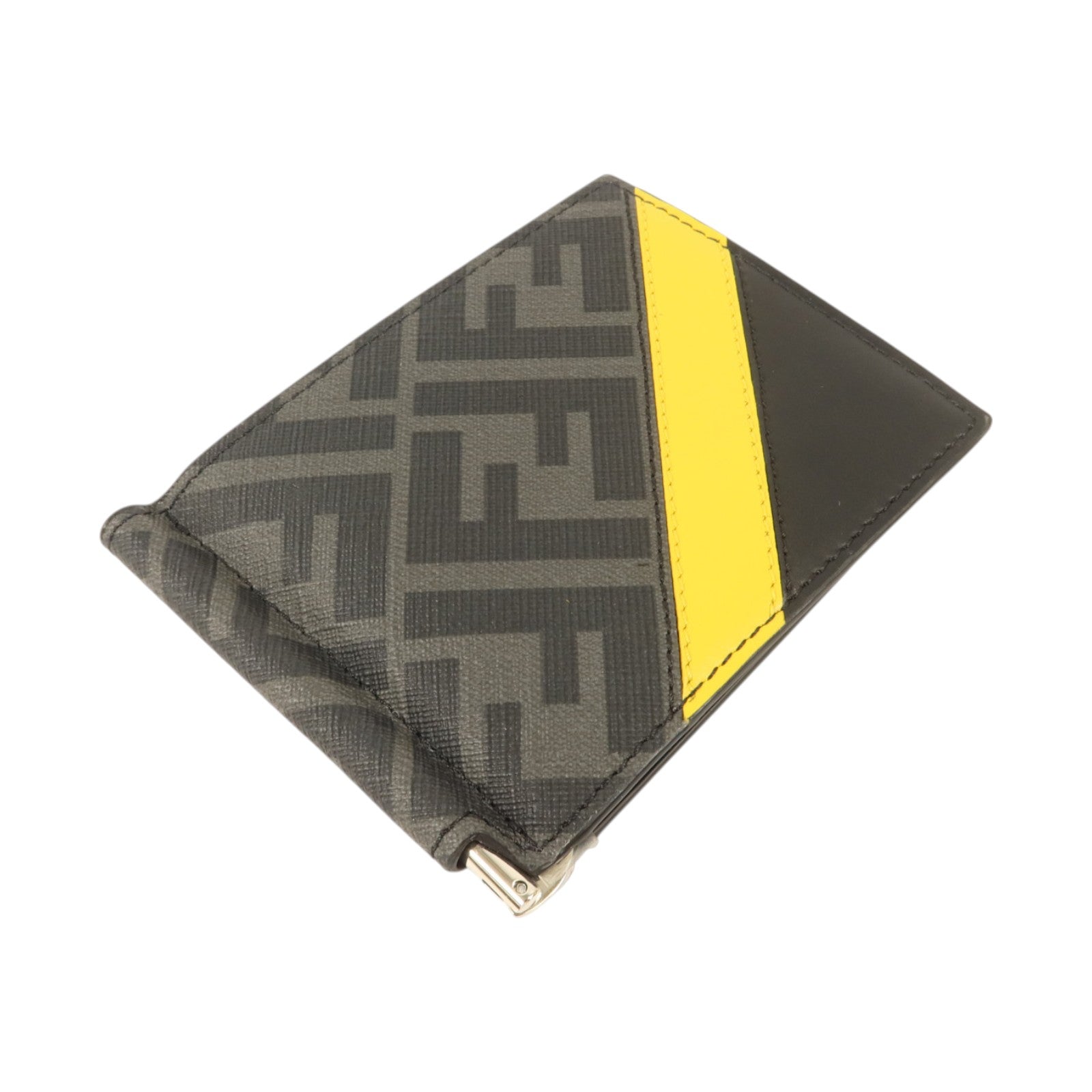FENDI 塗層帆布Bifold Money Clip Wallet夾錢包