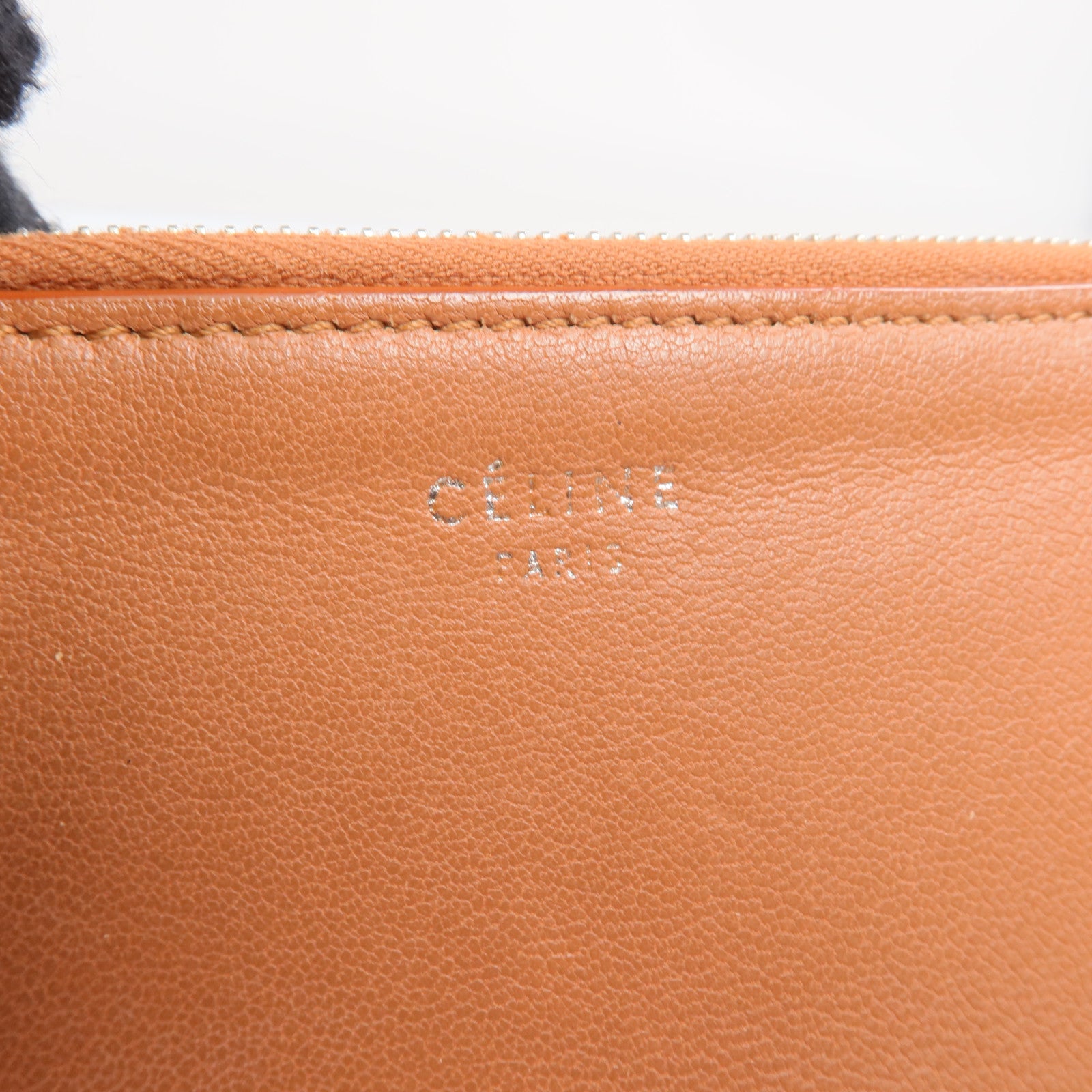 CELINE 牛皮皮革Coin Case銀扣零錢包