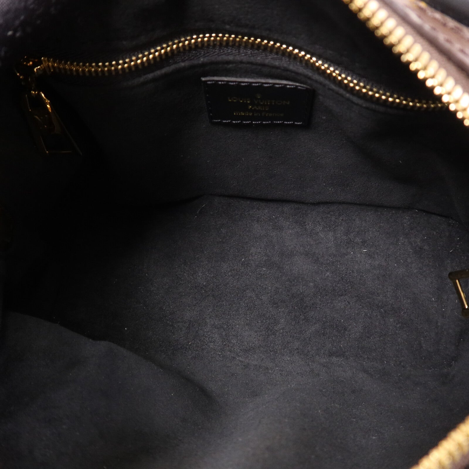 LOUIS VUITTON Monogram Petite Malle Souple金扣手挽肩背兩用袋棕色