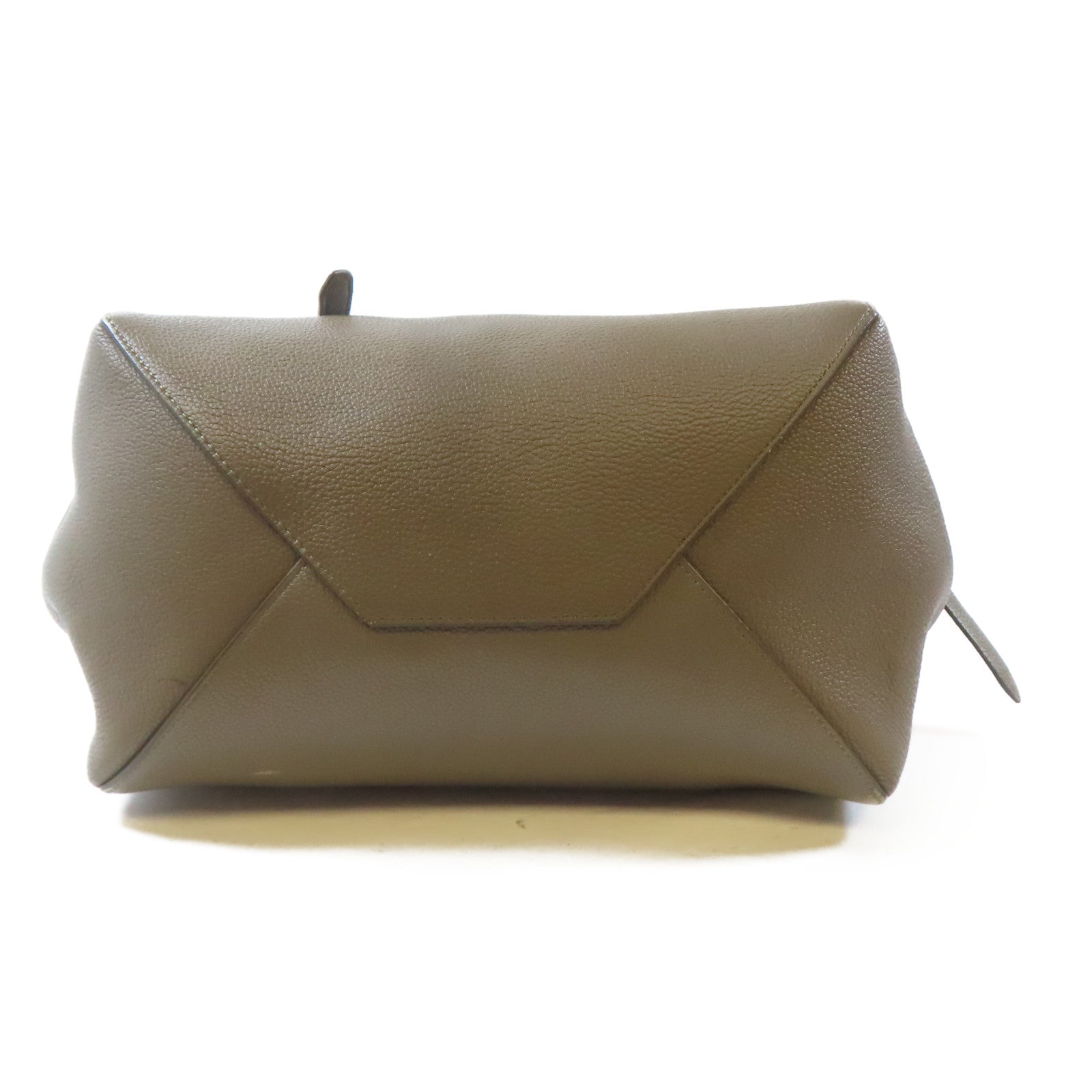 CELINE 牛皮皮革Small Cabas Phantom肩背袋啡色