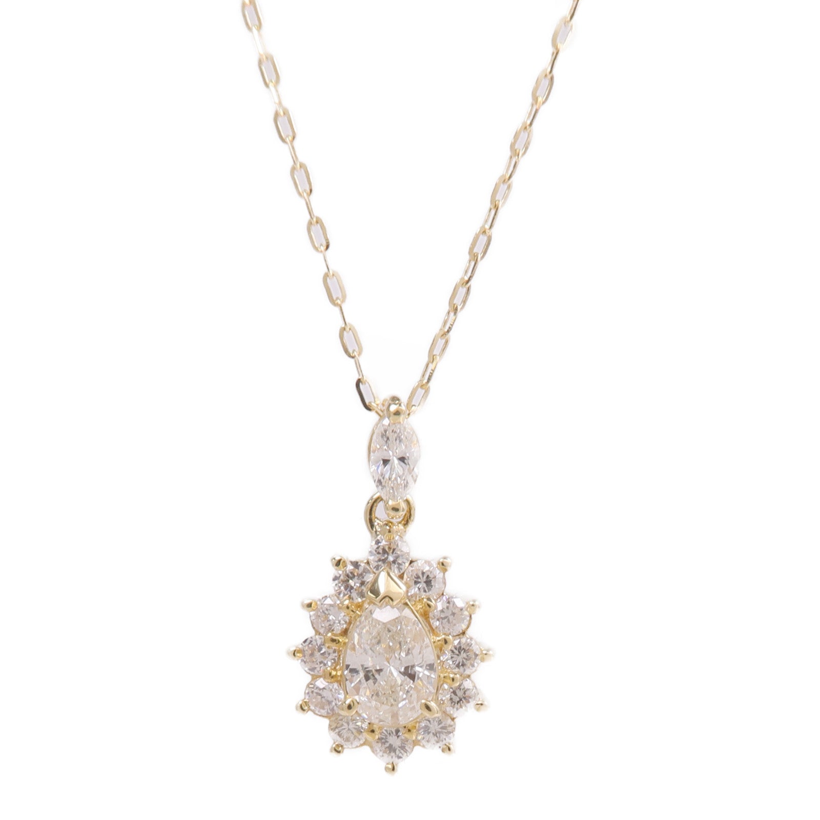 JEWELRY 18K黃金Diamond Necklace鑽石項鍊