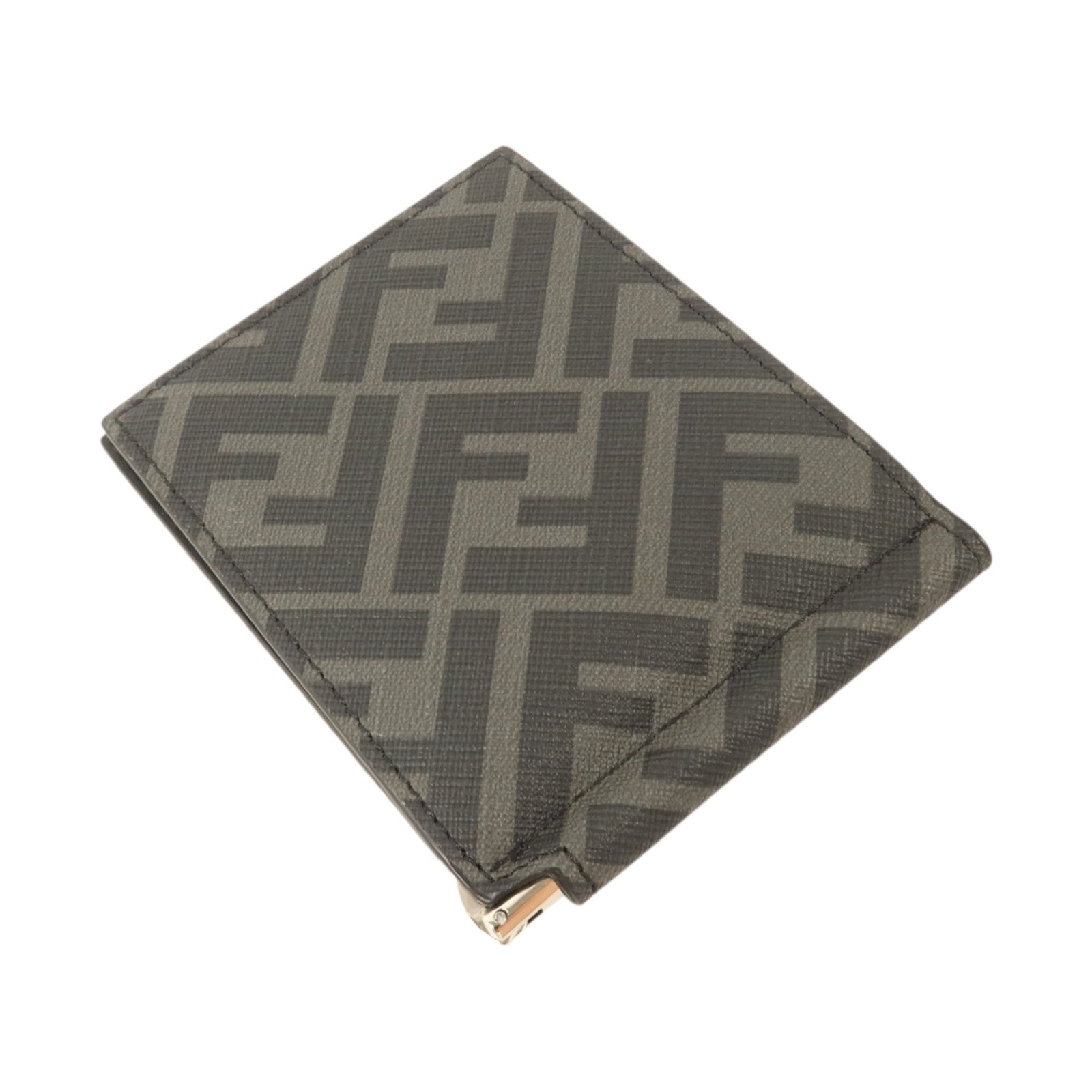 FENDI 塗層帆布Bifold Money Clip Wallet夾錢包