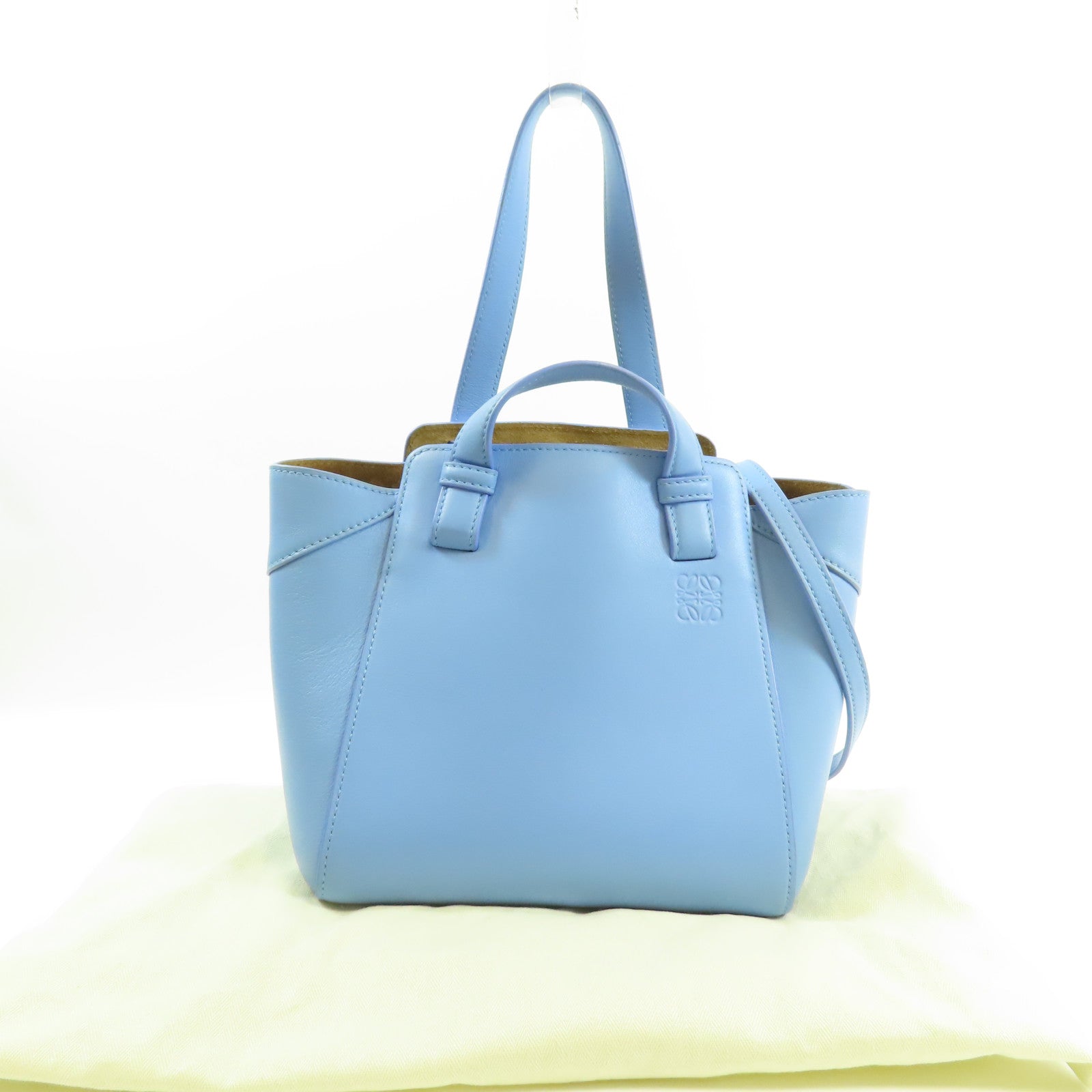 LOEWE 【激減優惠】牛皮皮革Hammock Nugget金扣手挽肩背兩用袋