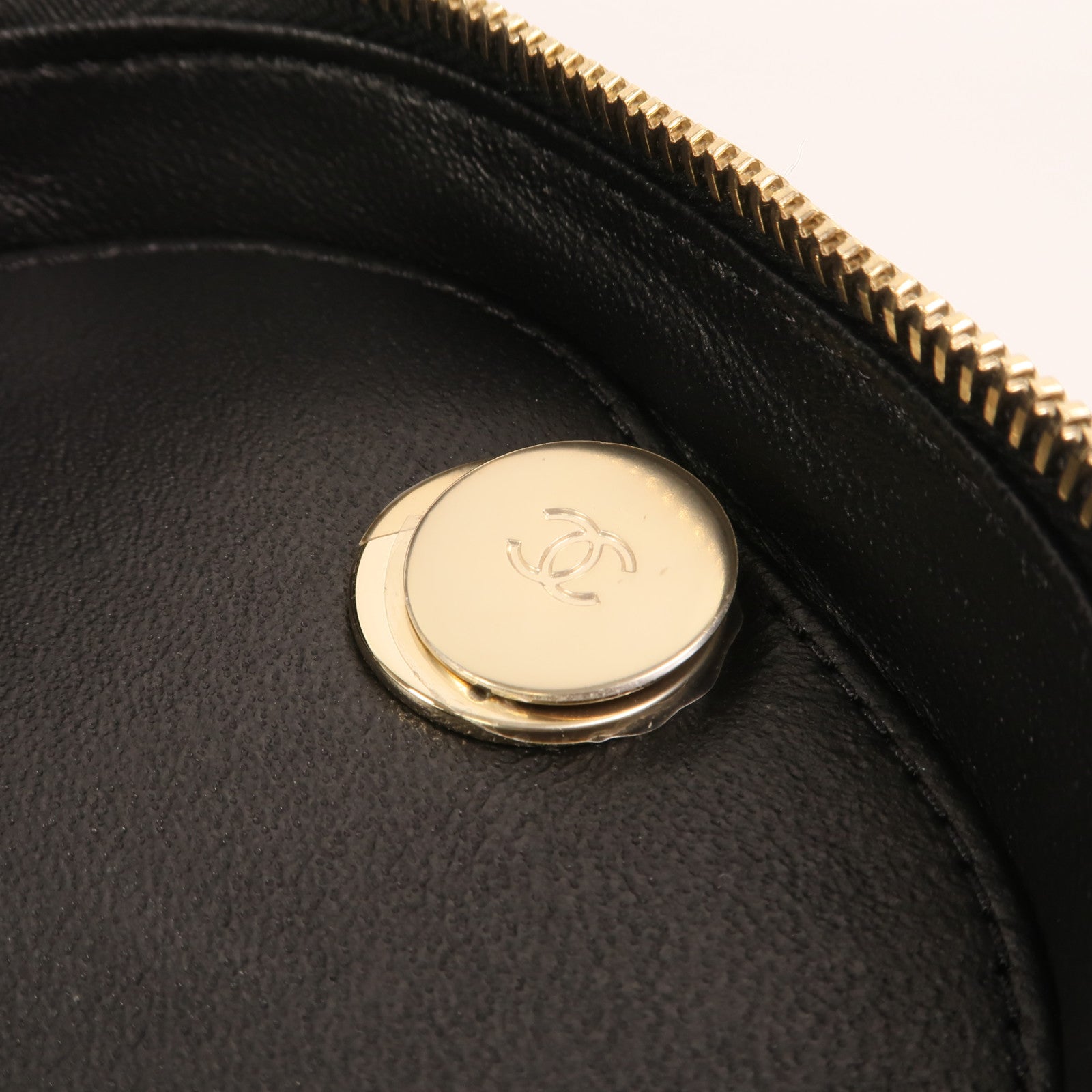 CHANEL 羊皮皮革Shoulder Bag金扣鏈帶手挽肩背兩用袋