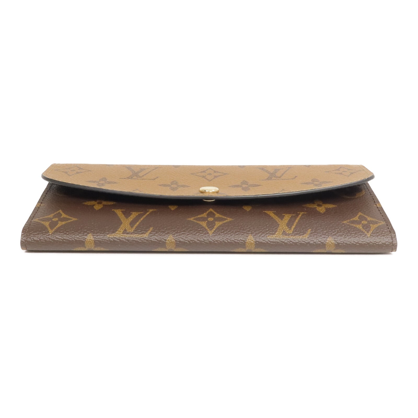 LOUIS VUITTON Monogram/Monogram Reverse Emilie長錢包