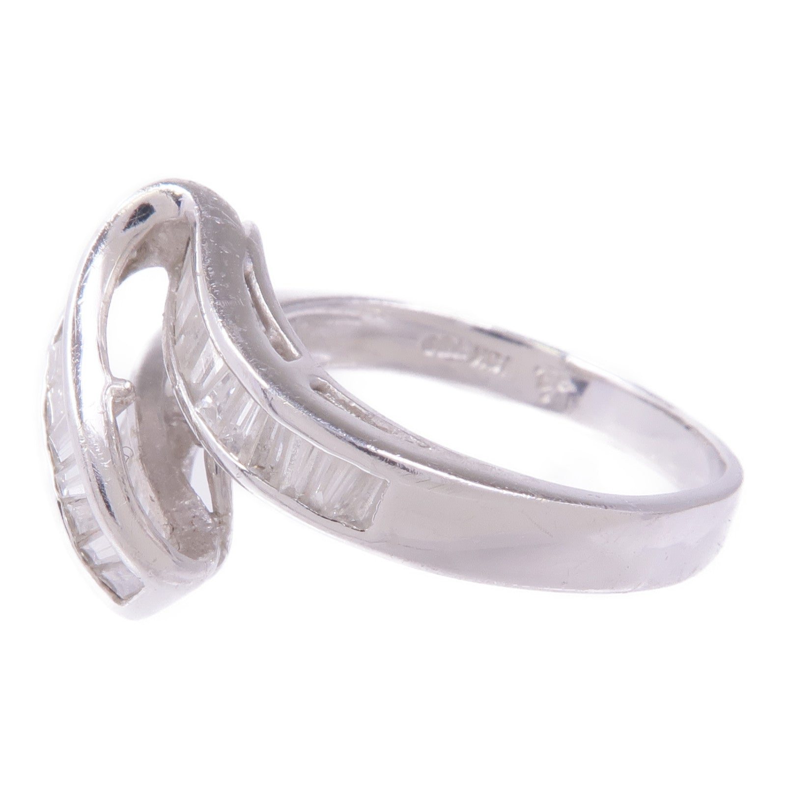 JEWELRY 【激減優惠】18K白金Diamond Ring鑽石戒指US#7.5
